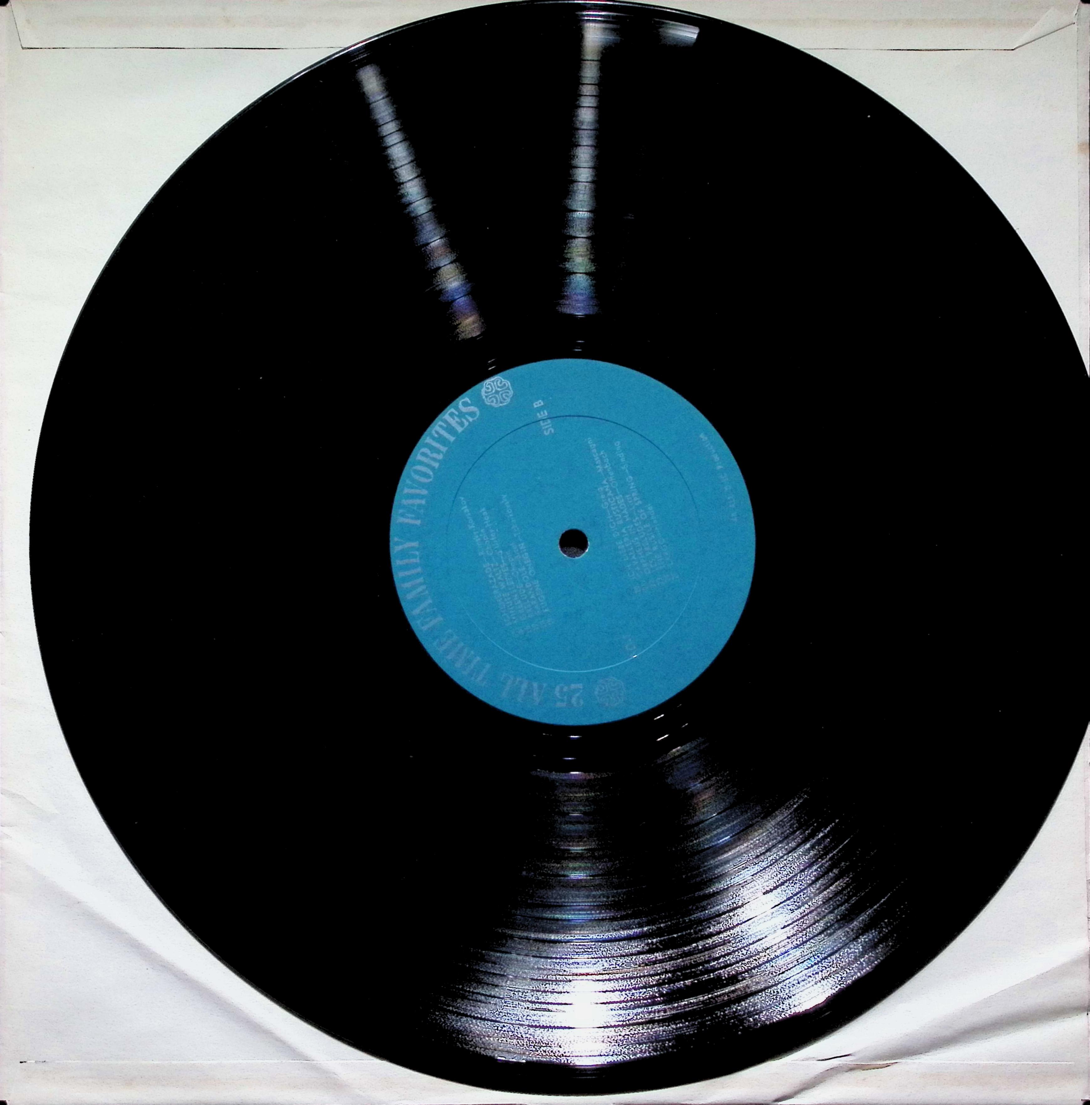 Various Artists 25 All Time Family Favorites 1967 All Disc ADS-1 LP — image 4