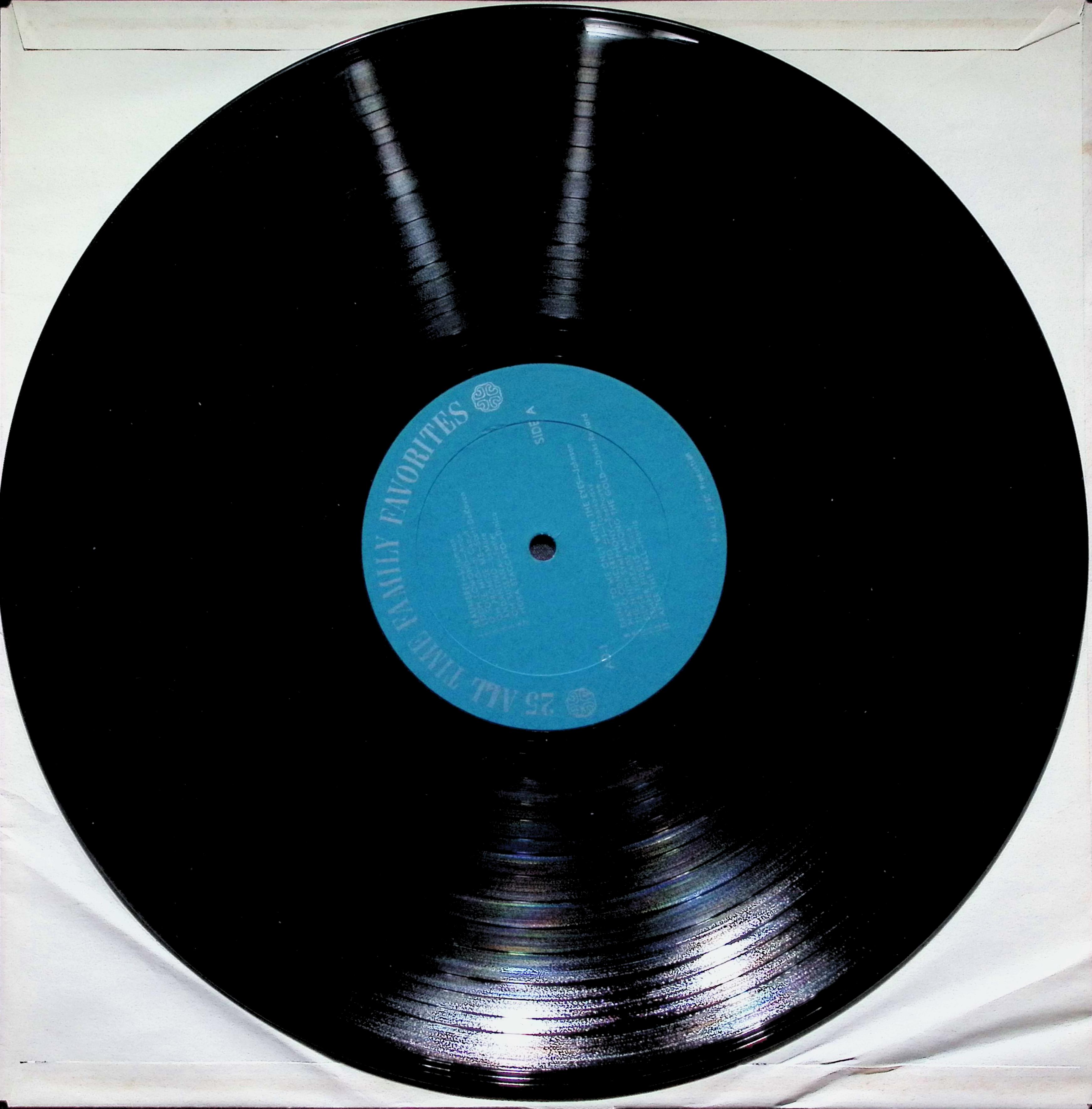 Various Artists 25 All Time Family Favorites 1967 All Disc ADS-1 LP — image 5