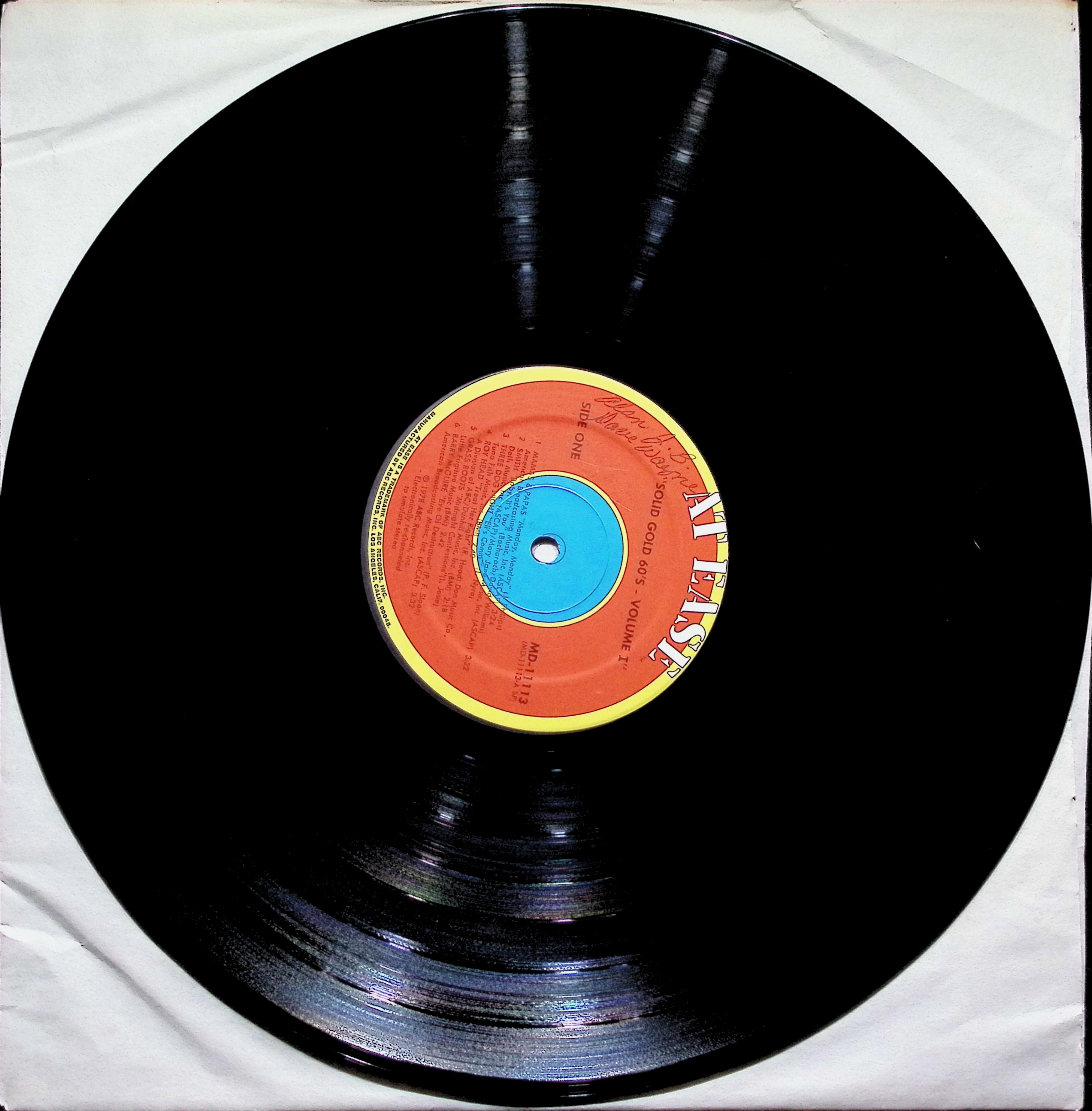 Various - Solid Gold 60's LP 1978 At Ease Compilation — image 5