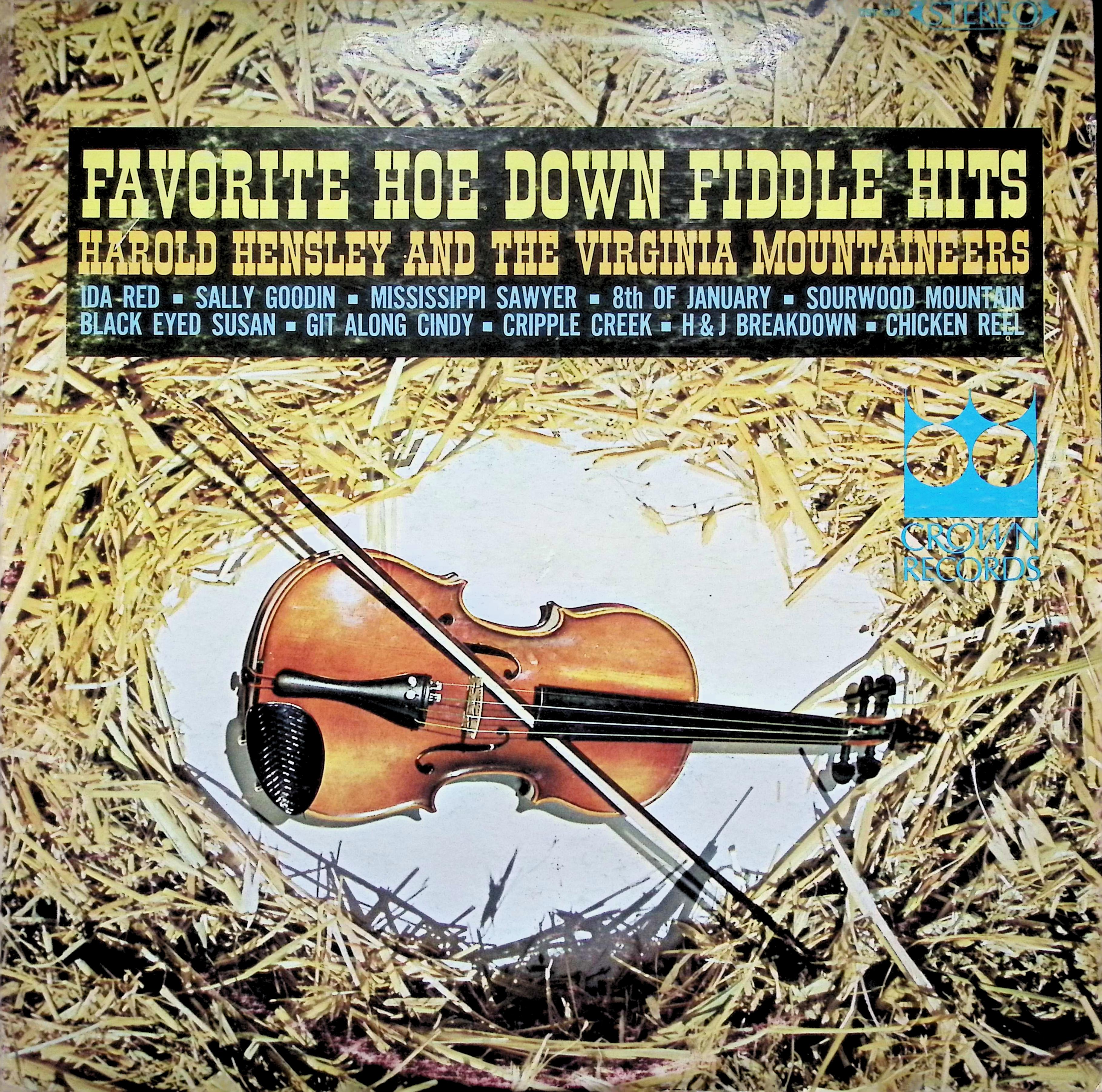 Harold Hensley Favorite Hoe Down Fiddle Hits CST-530 Fiddle LP