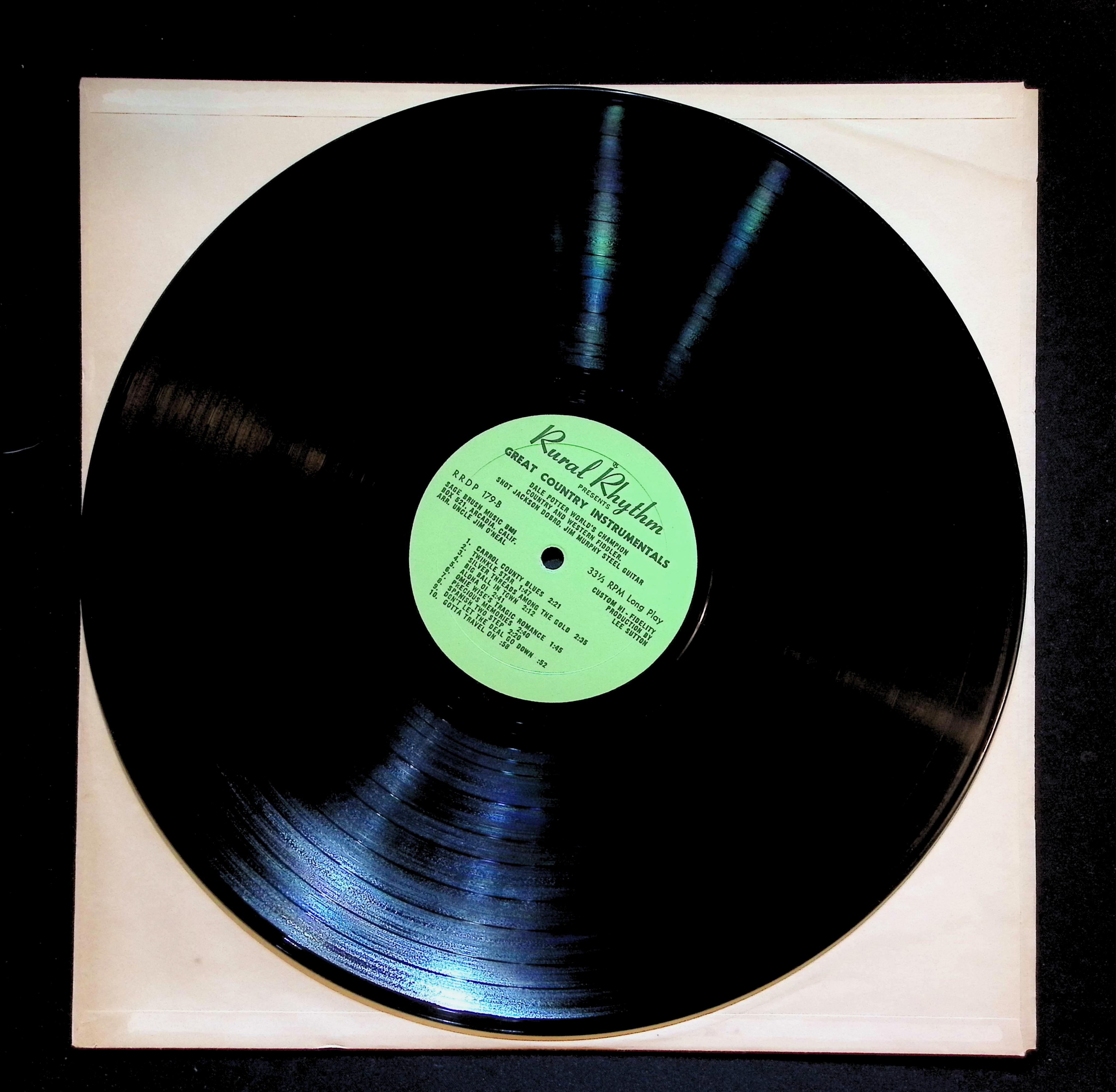 Dale Potter Hoe Down Volume 1 1960s RRDP-179 Country LP — image 5