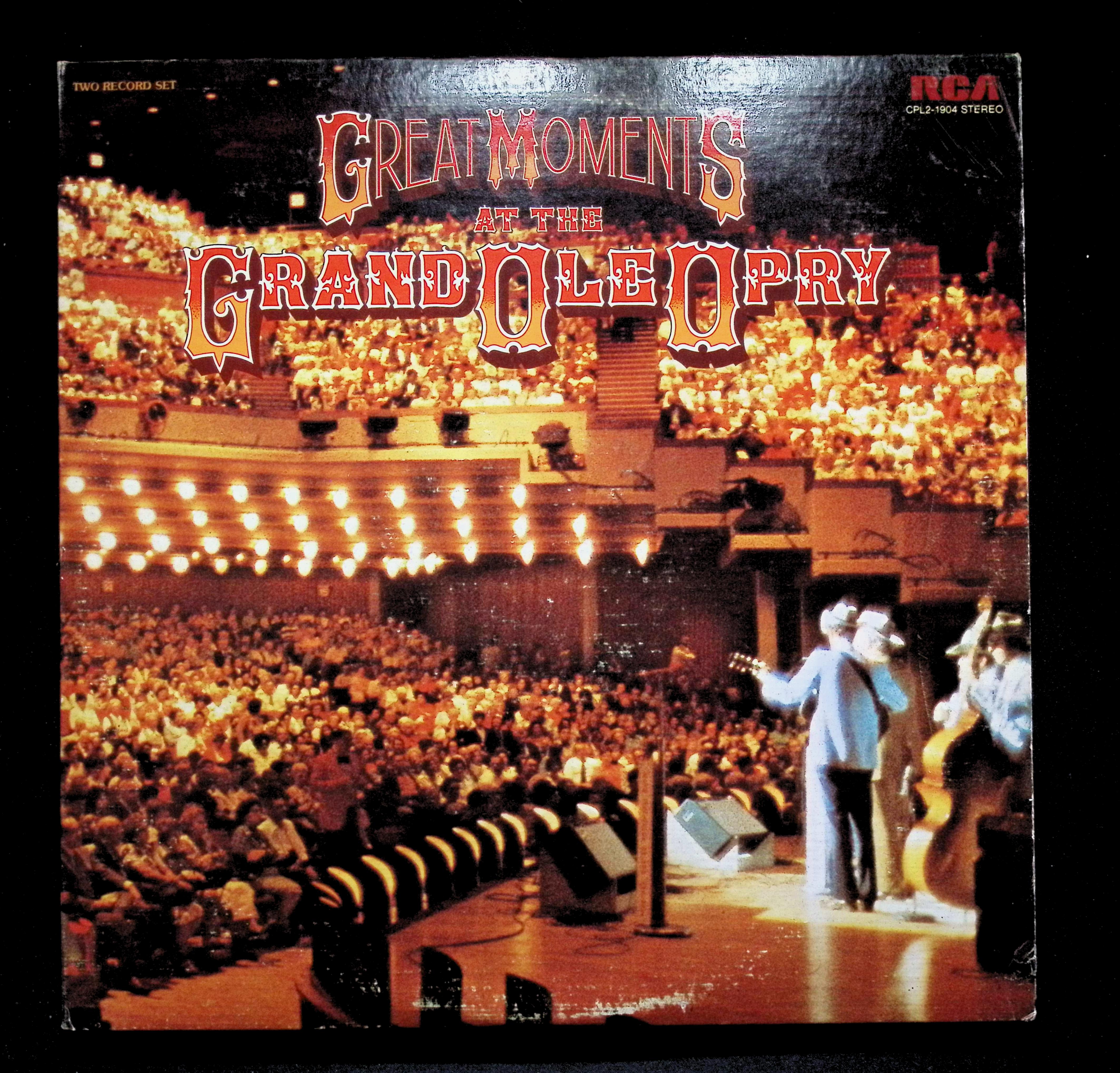 Various Great Moments at the Grand Ole Opry 1974 CPL2-0454 Country 2LP