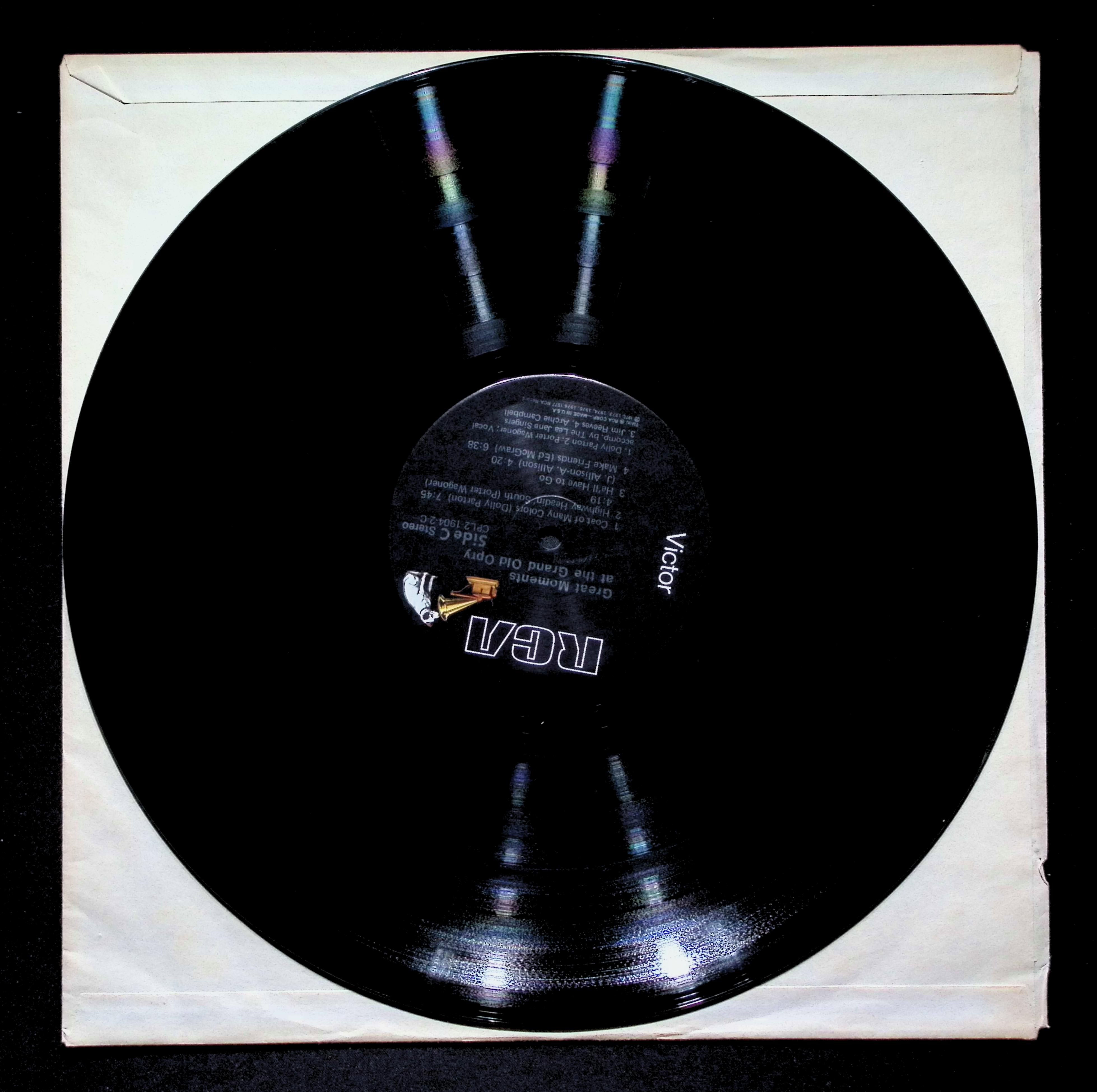 Various Great Moments at the Grand Ole Opry 1974 CPL2-0454 Country 2LP — image 4