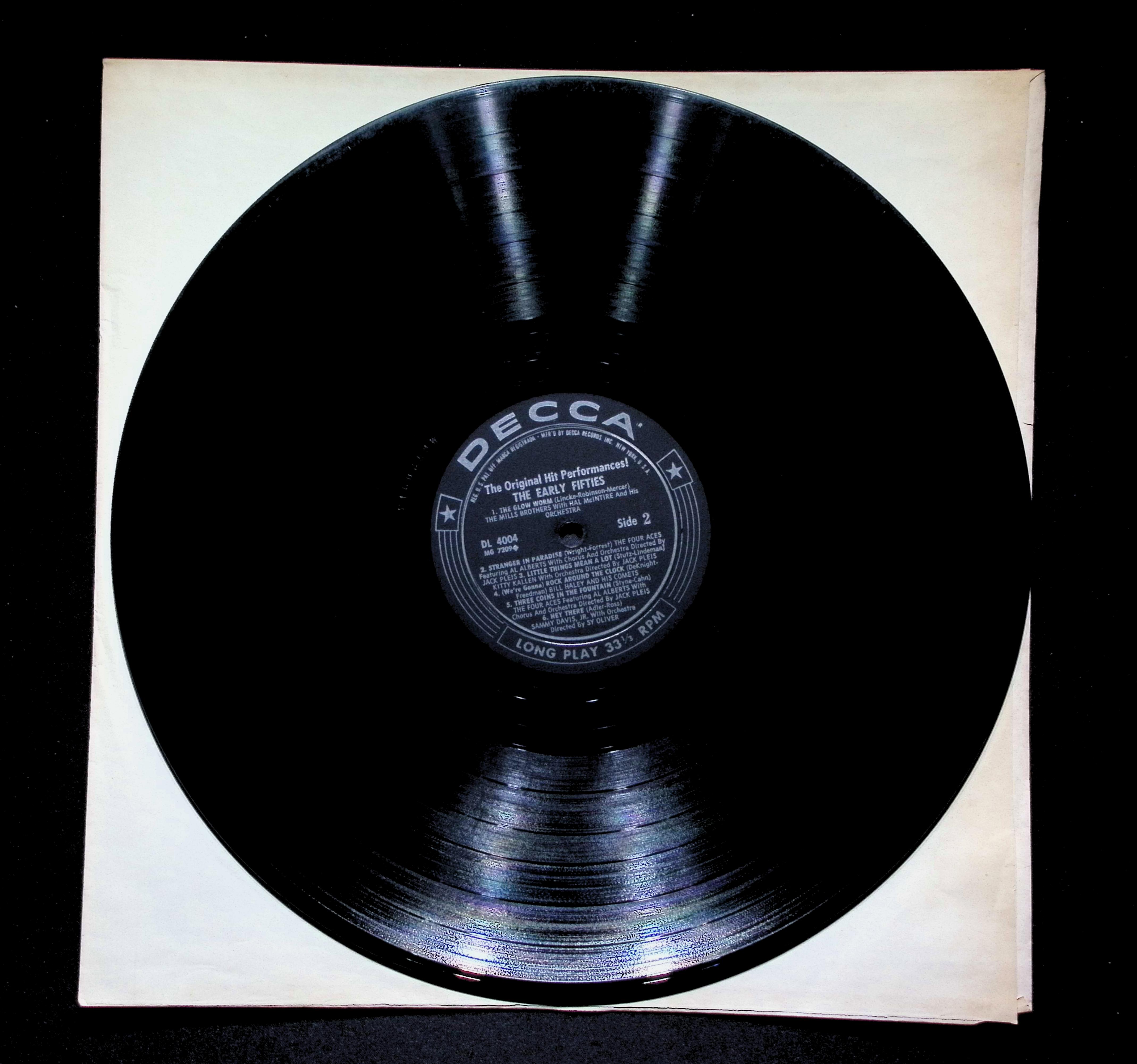 Various Artists Early Fifties 1959 DL 4004 Vocal Jazz Oldies LP — image 5