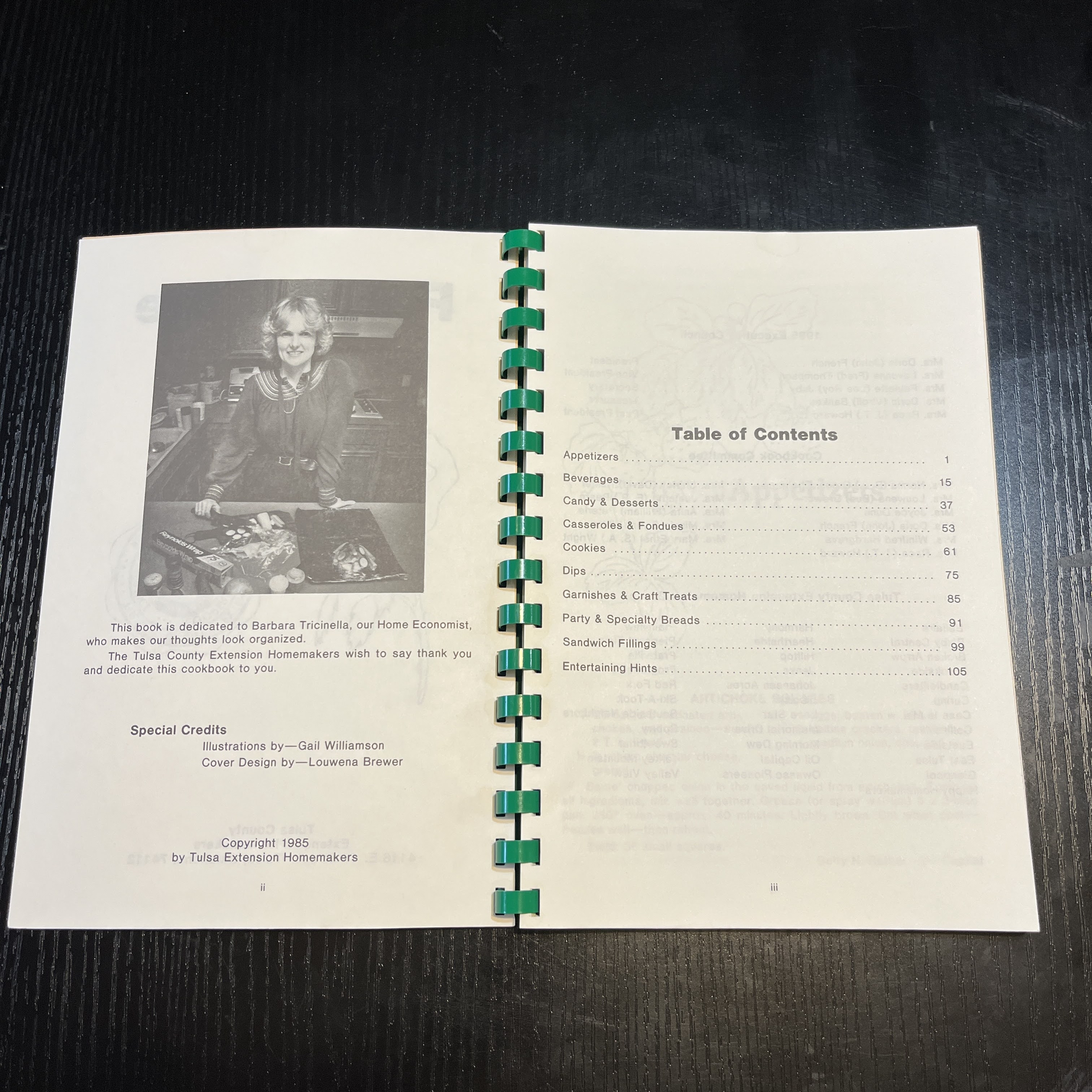 1985 Party Time Cookbook Tulsa County — image 2