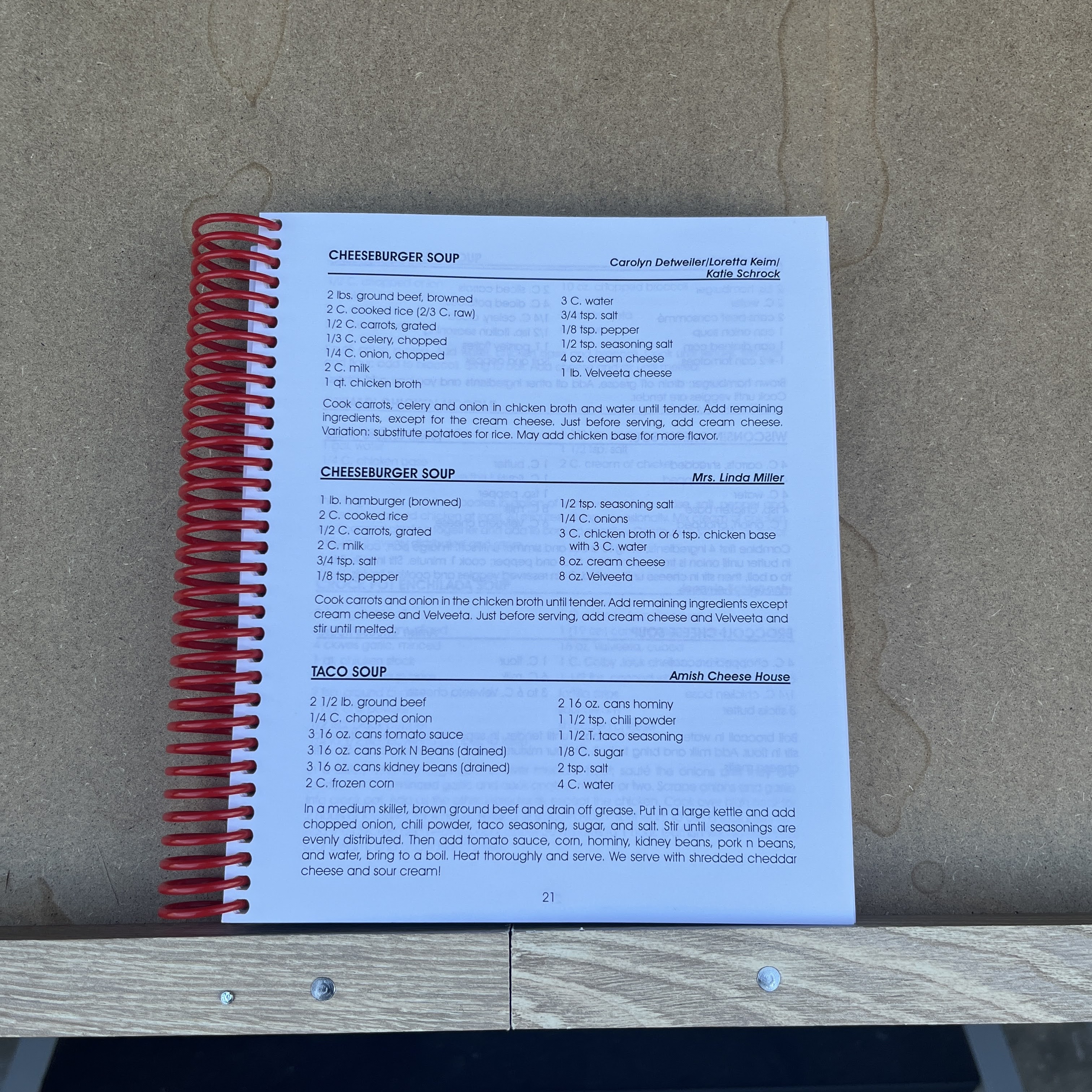 Amish Cheese House-Over 625 Recipes Chouteau Oklahoma — image 3