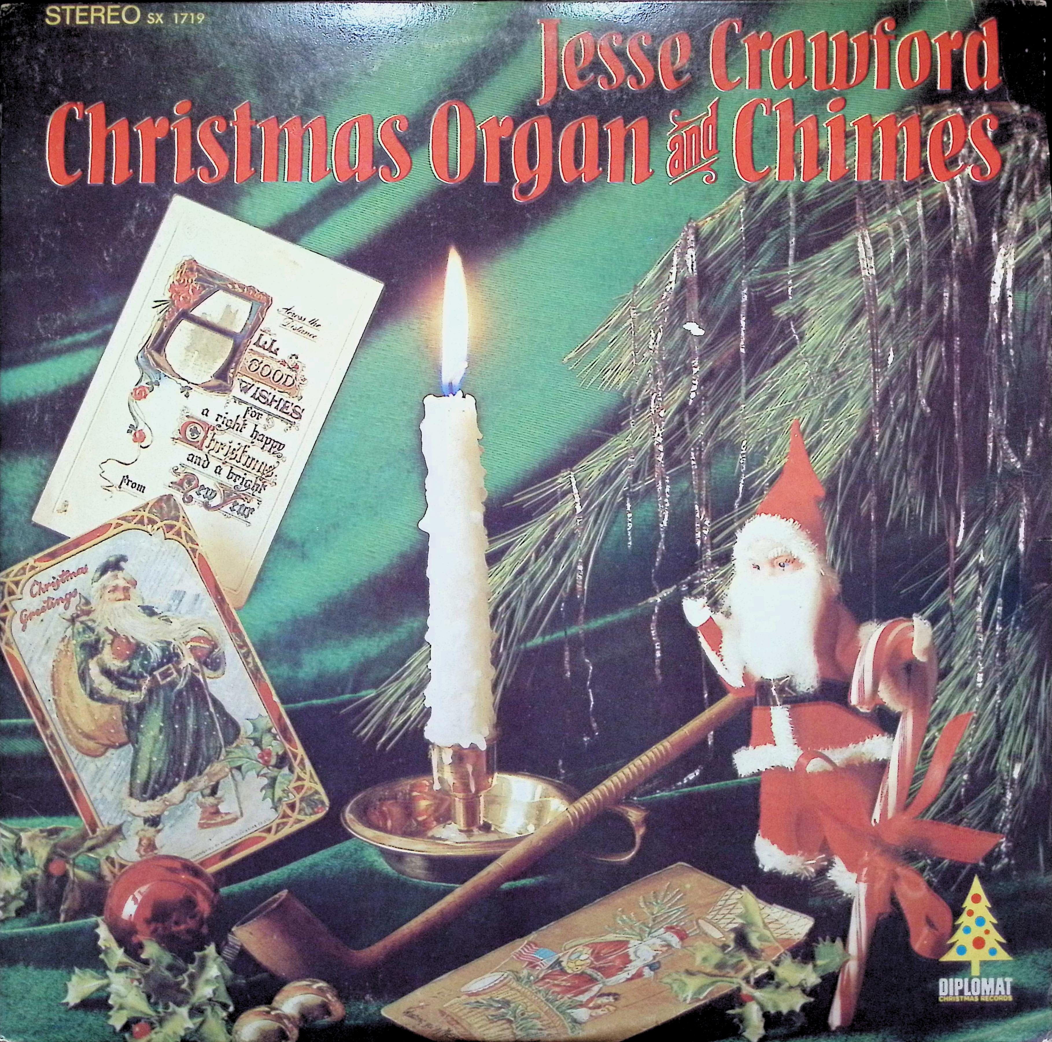 Jesse Crawford Christmas Organ And Chimes LP 1967 US Stereo Holiday