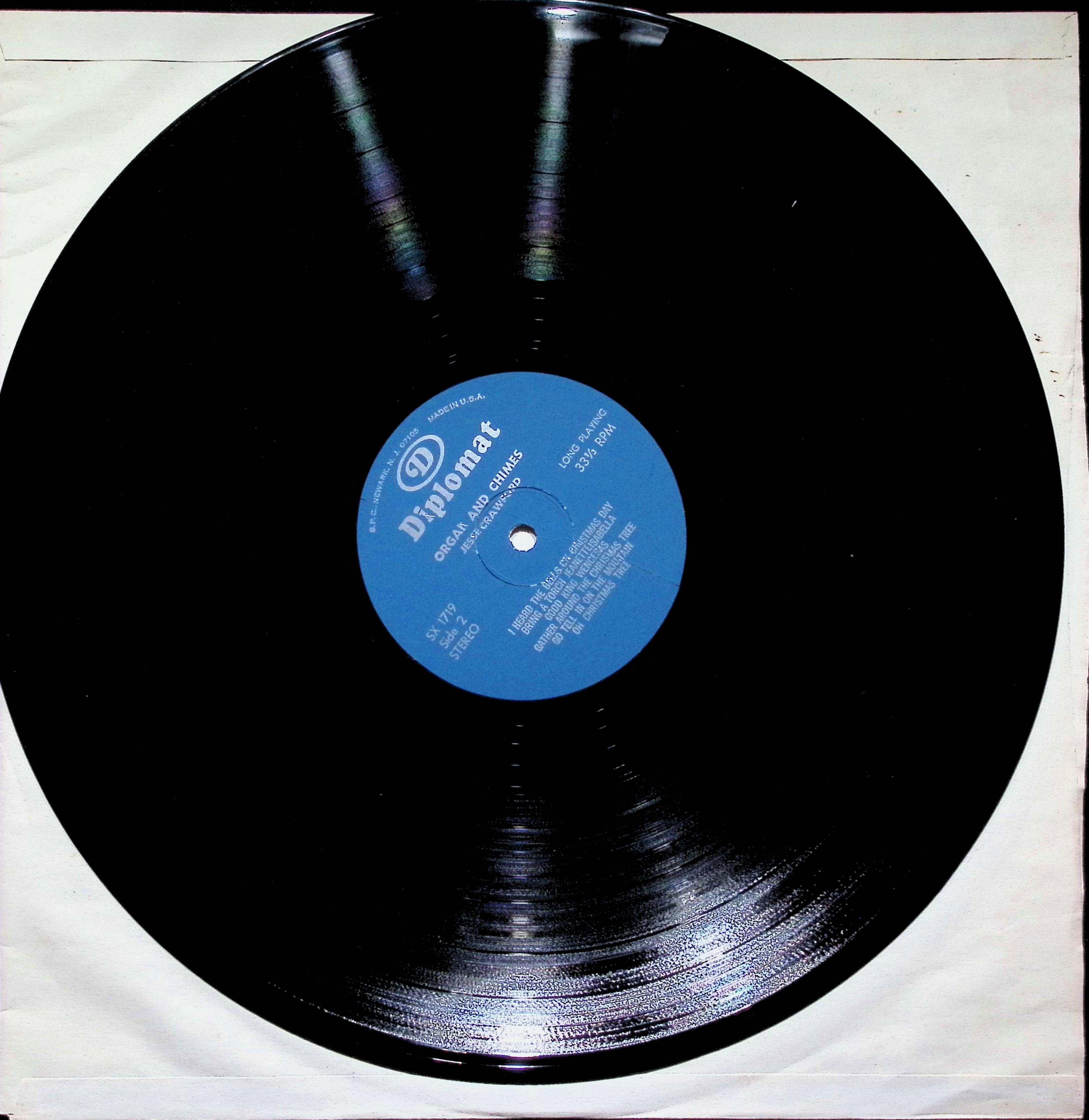 Jesse Crawford Christmas Organ And Chimes LP 1967 US Stereo Holiday — image 4