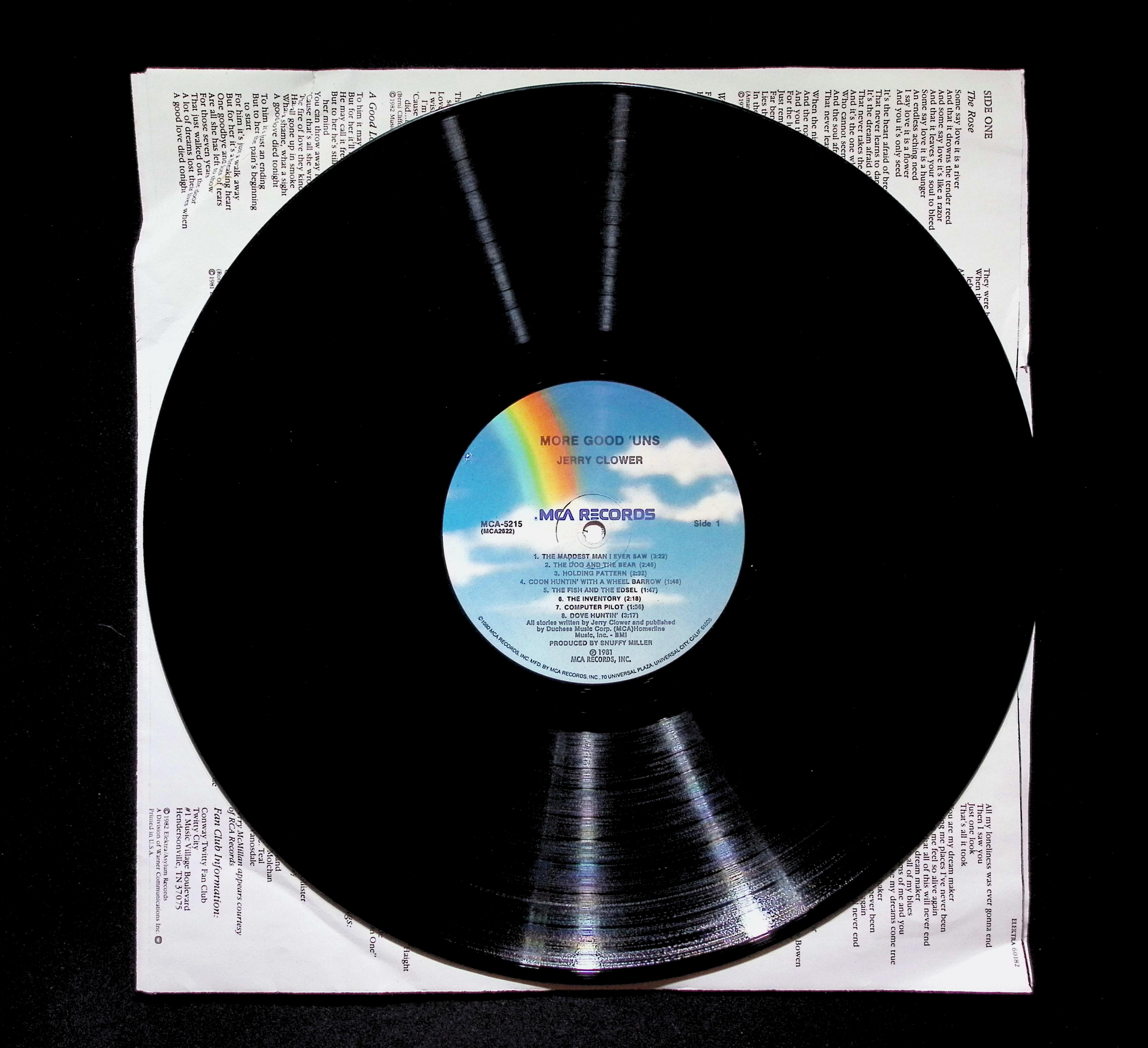 Jerry Clower 'More Good 'Uns' Record Label - Craft Supply — image 4