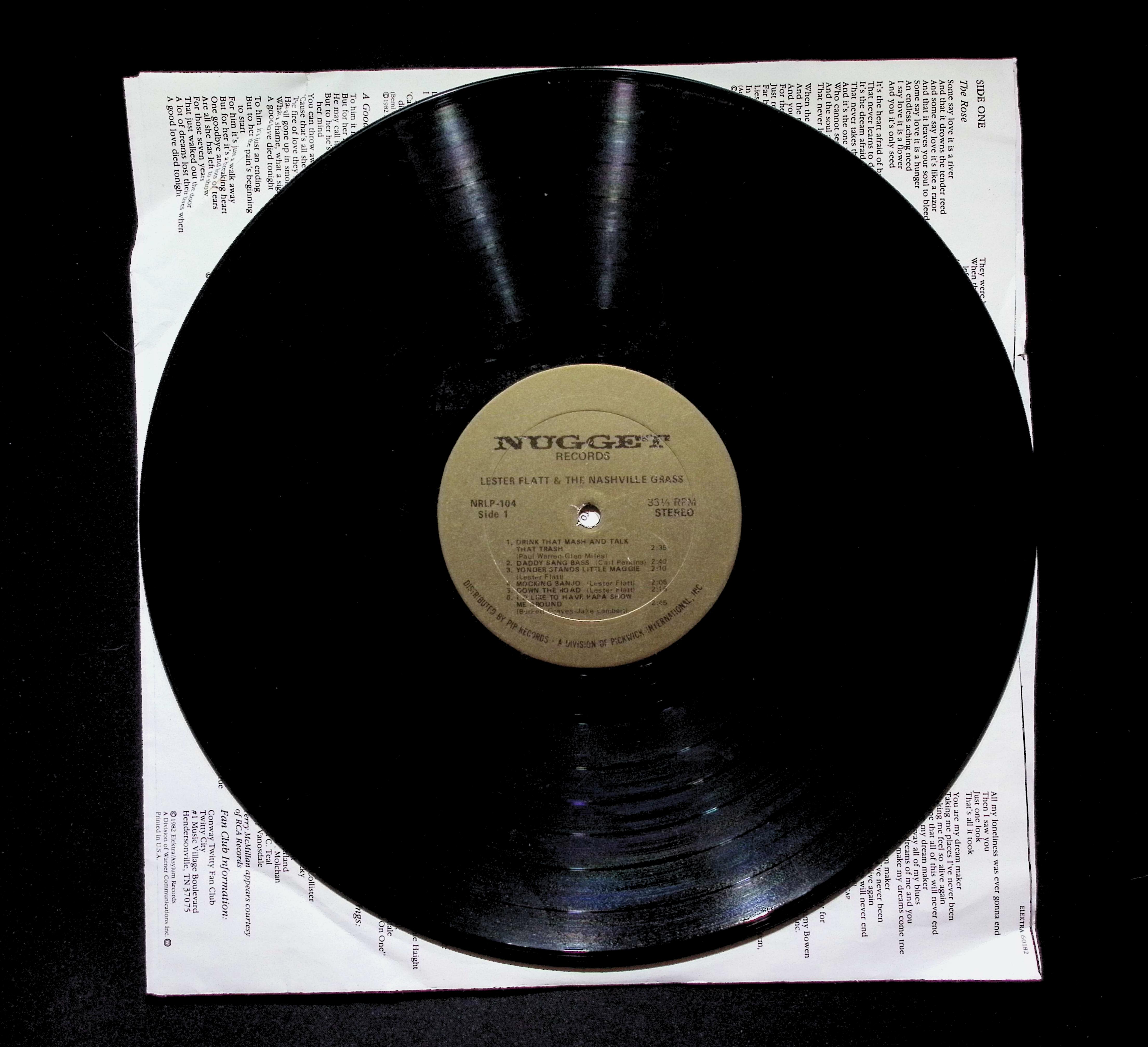 Nugget Records Label - Craft Supply - Lester Flatt & The Nashville Grass — image 2