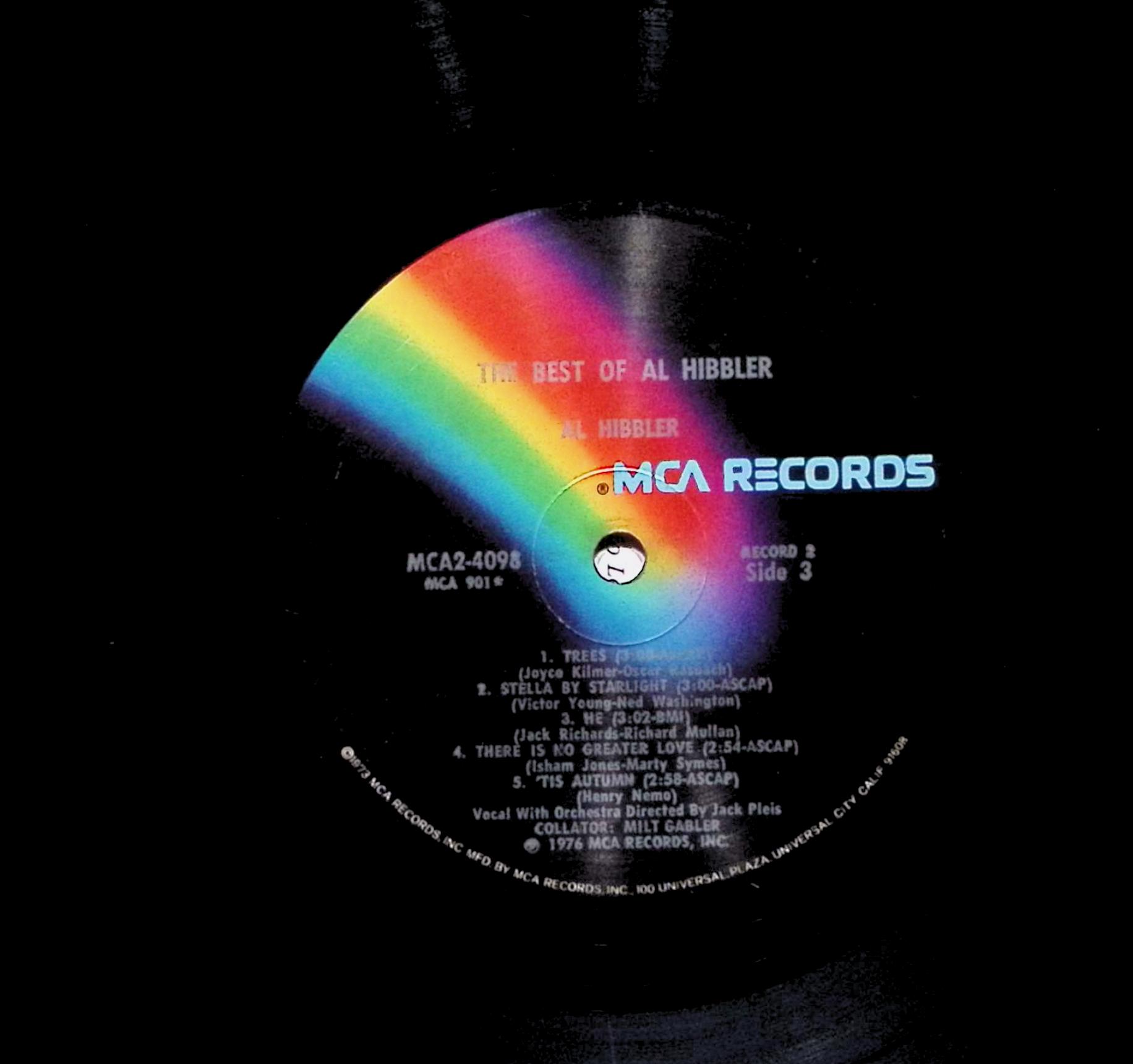 Al Hibbler - Album Label - Craft Supply - 70s Retro Spectrum — image 3