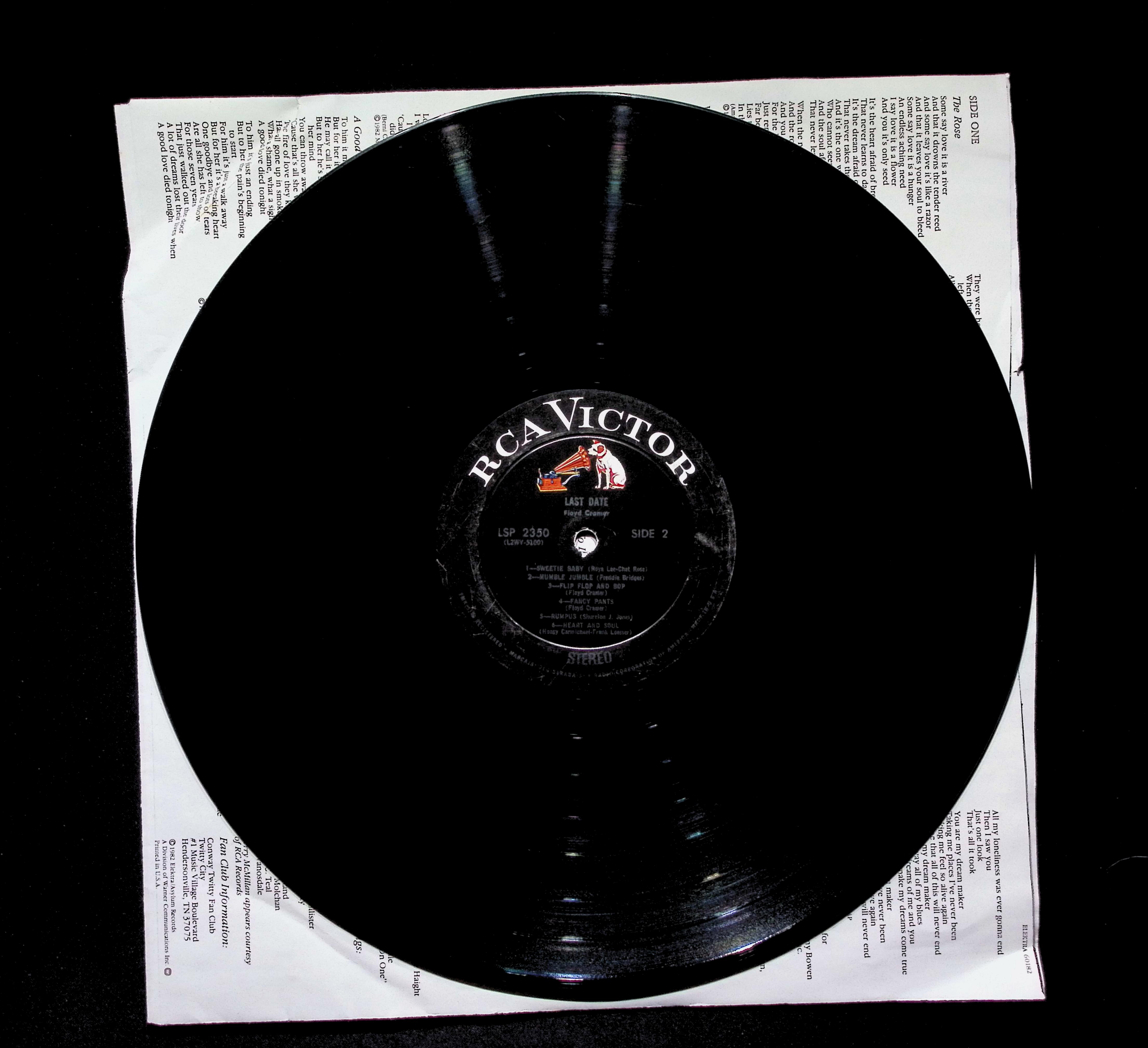 Floyd Cramer Record Label - Craft Supply — image 4