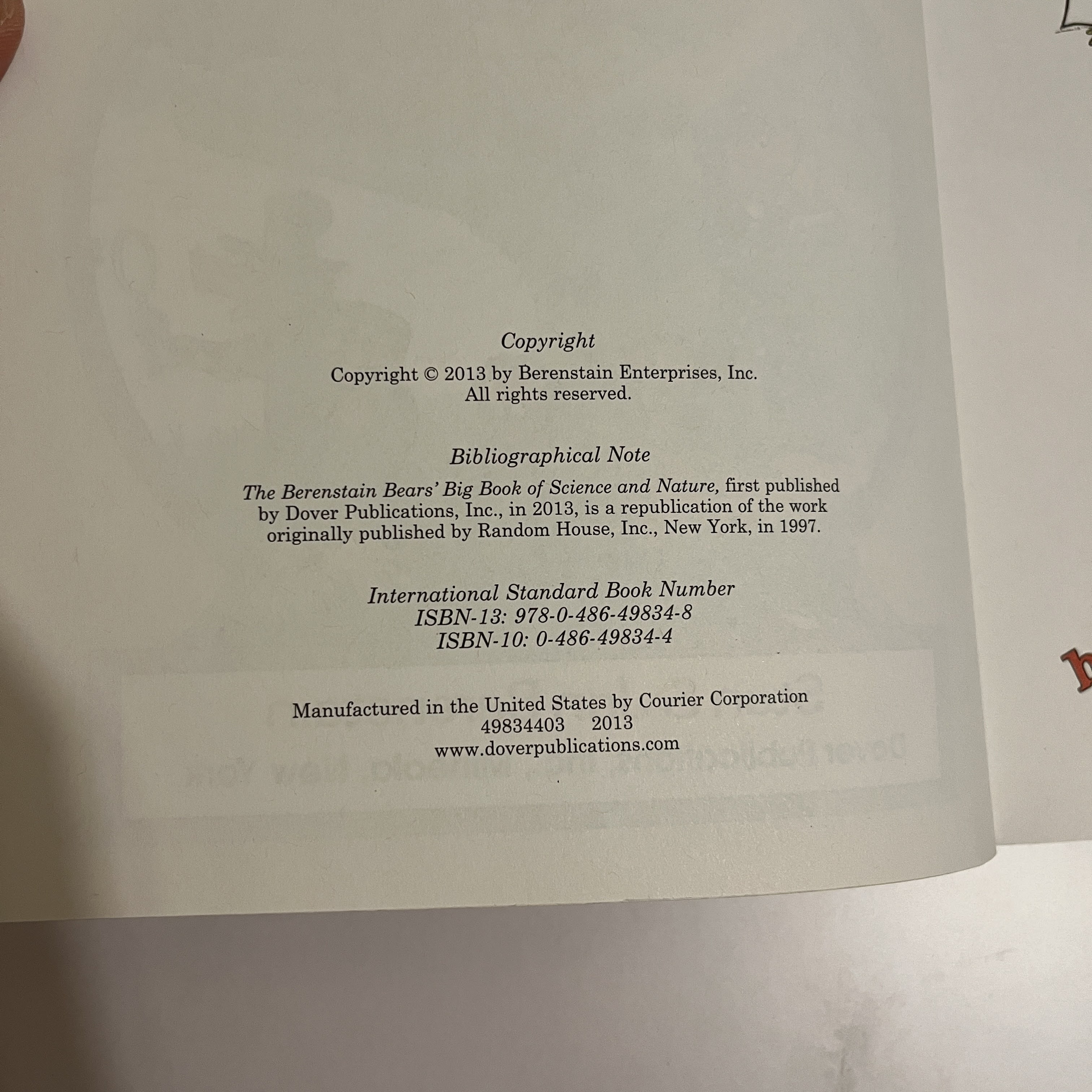 The Berenstain Bears' Big Book of Science and Nature — image 2