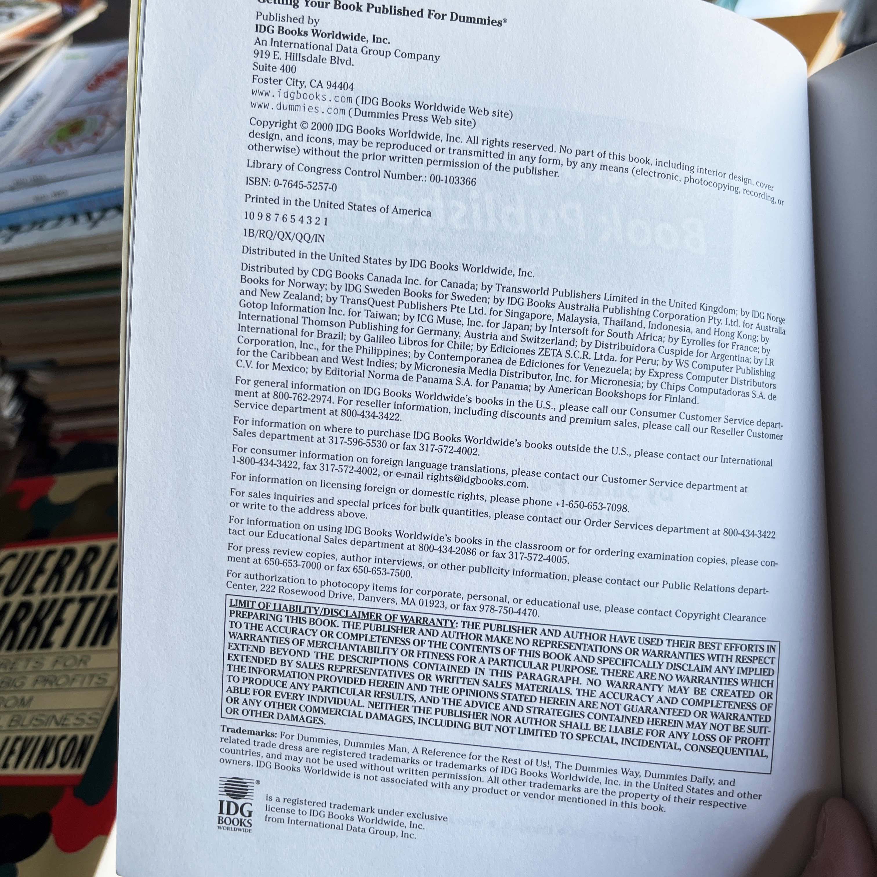 Getting Your Book Published For Dummies — image 2