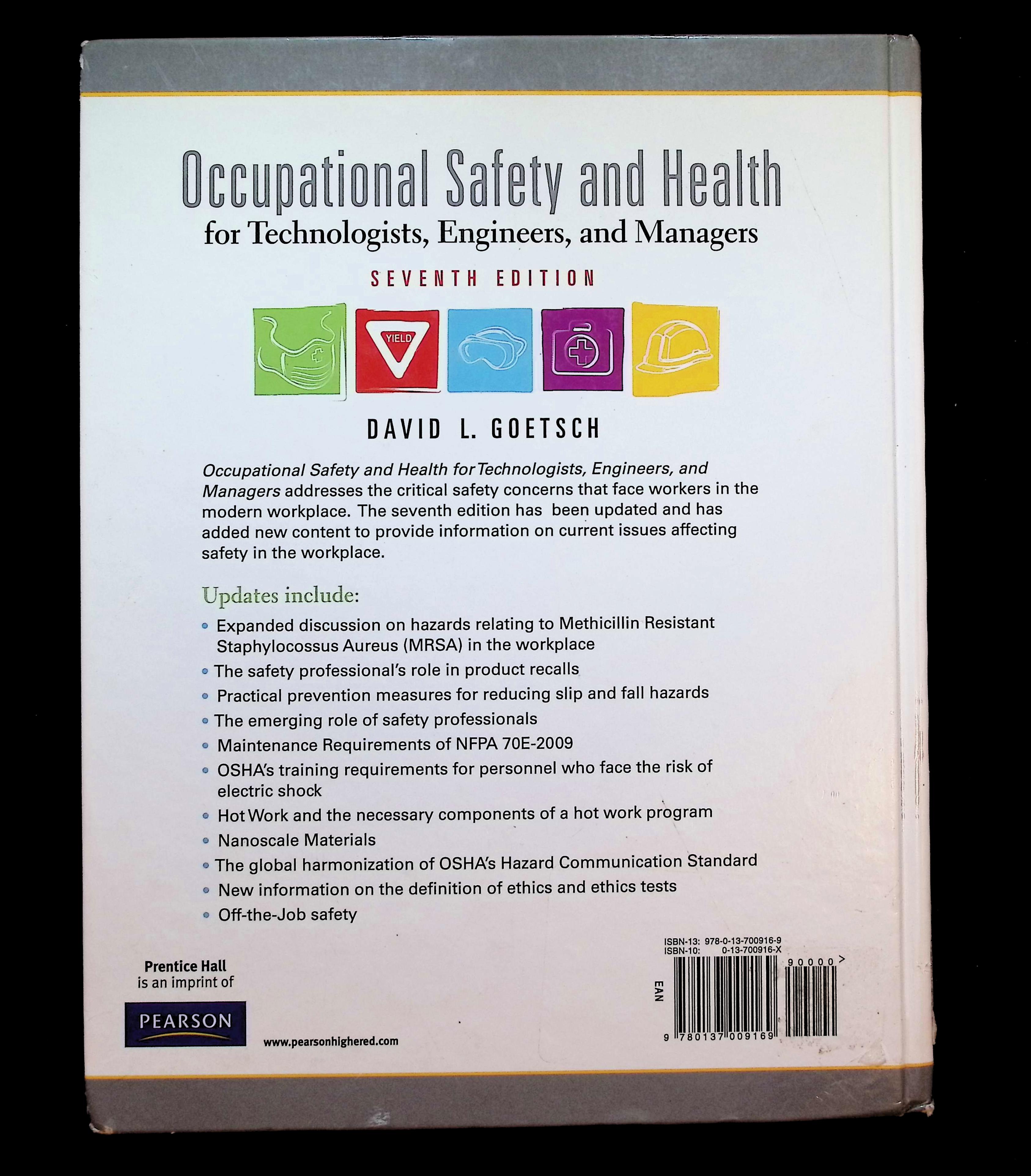 Occupational Safety and Health for Technologists, Engineers, and Managers Dav... — image 2