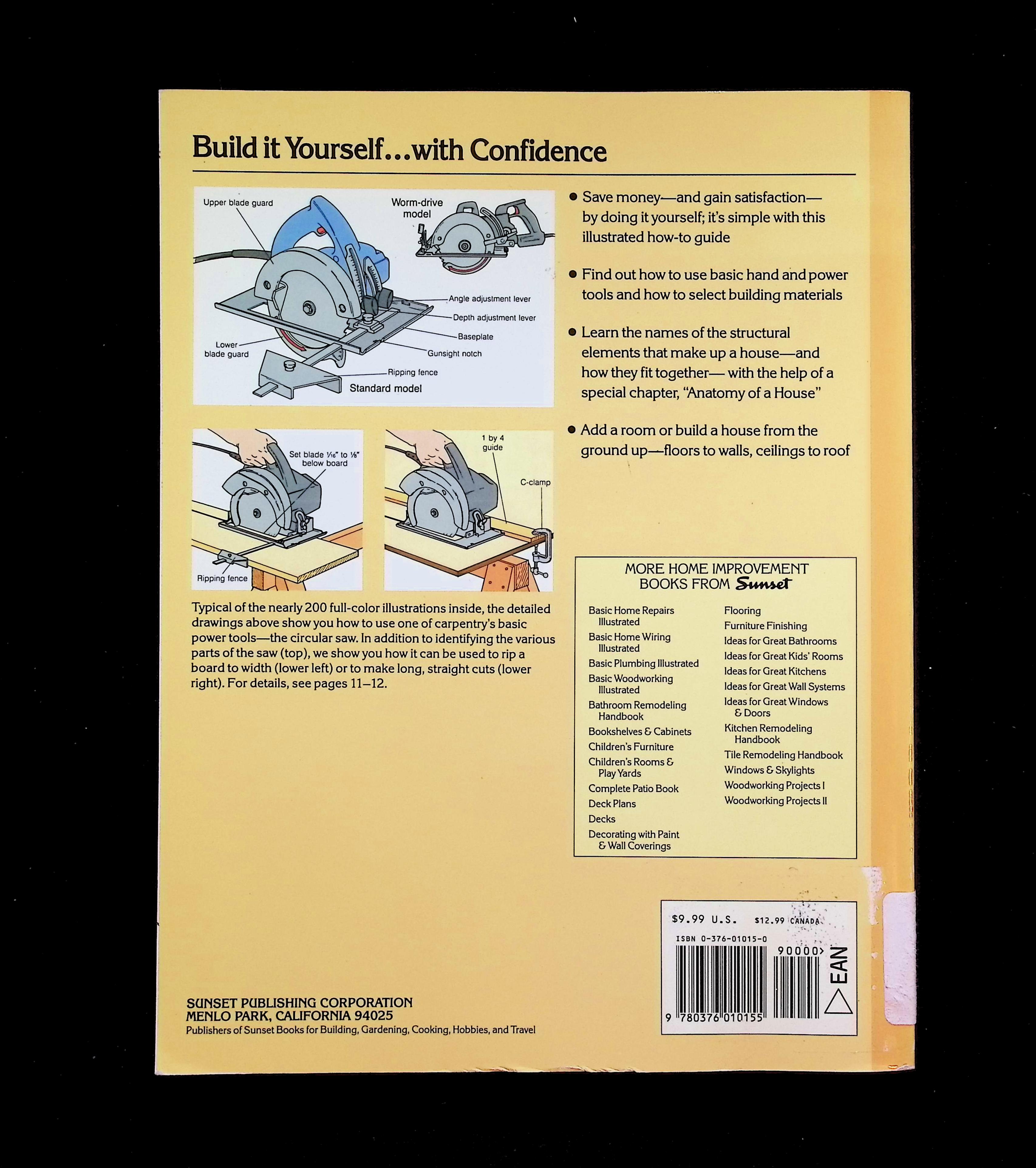 Basic Carpentry Illustrated Sunset Books Engineering Book — image 2