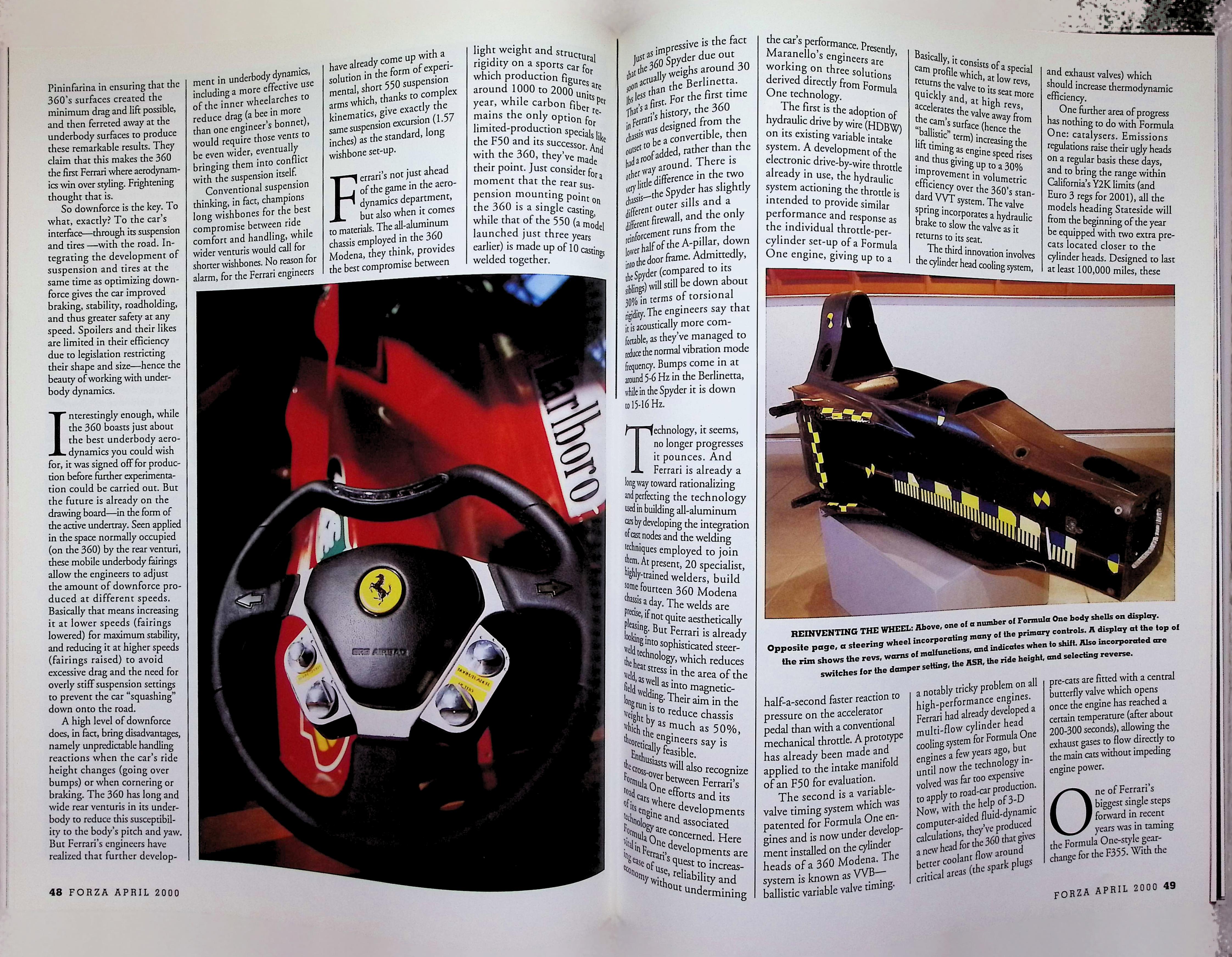 Issue 22, April 2000 | Ferrari 360 vs 355 Cover — image 4