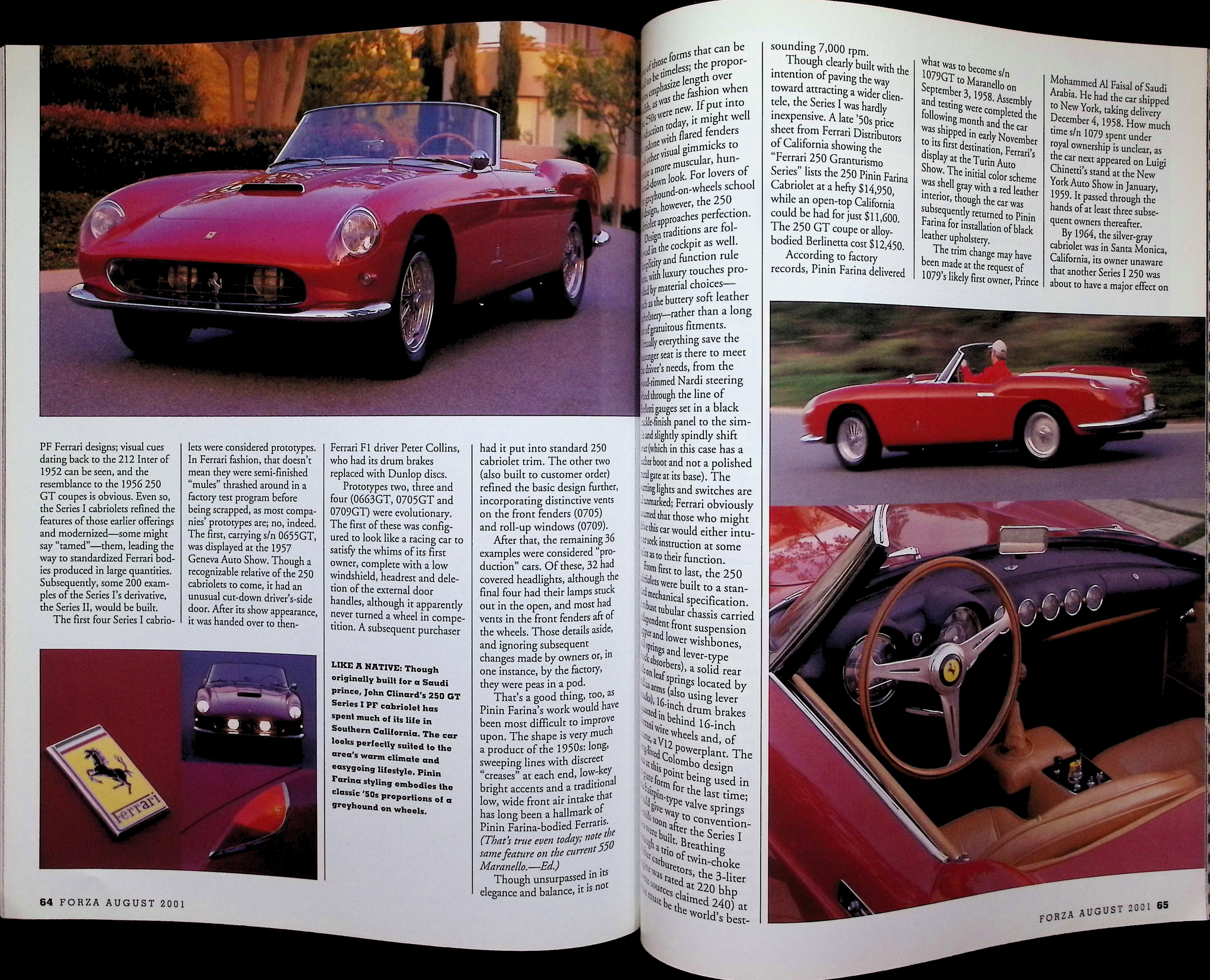 Automotive History Magazine Ferrari - Number 31, August 2001 — image 4
