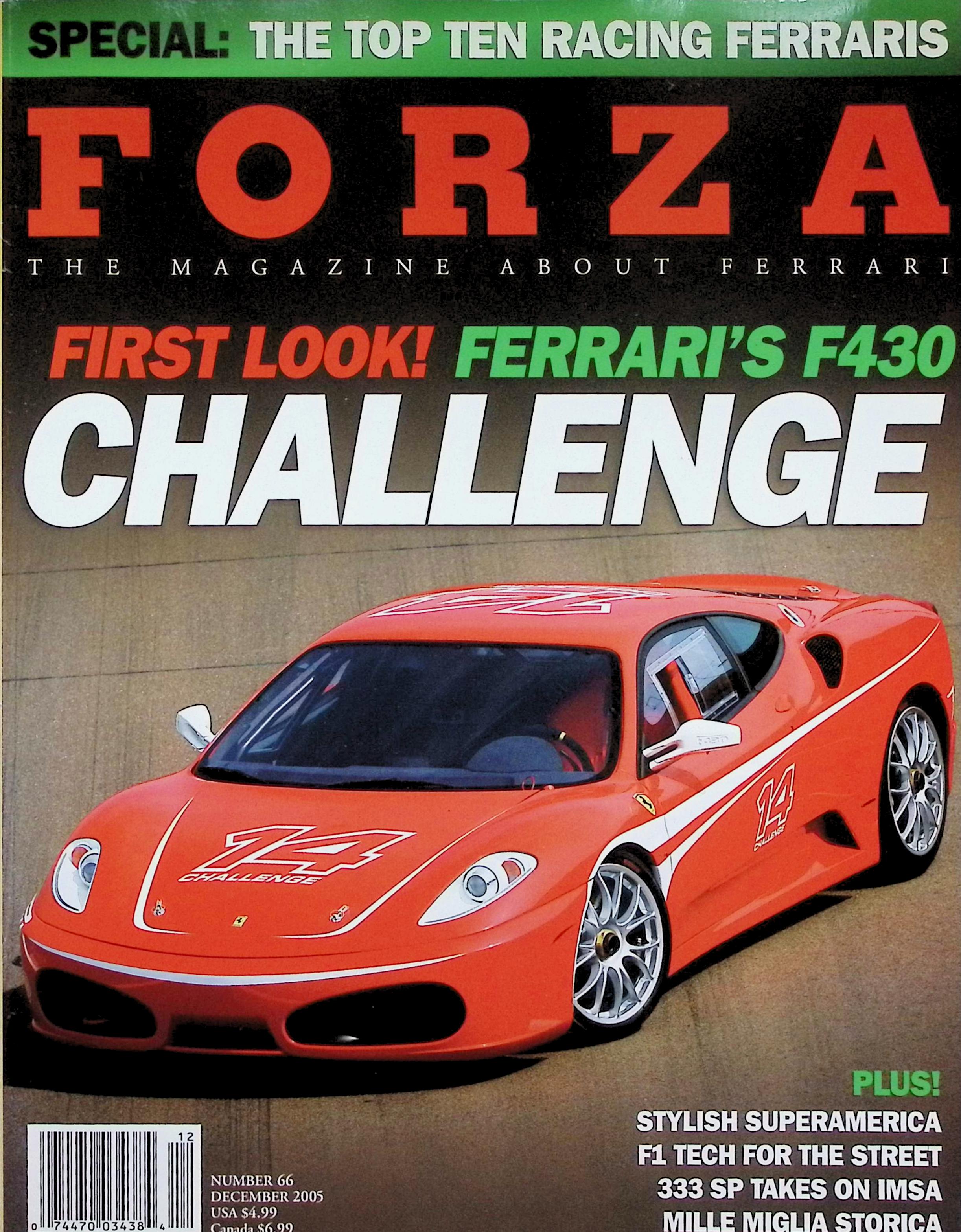 Number 66, December 2005 - F430 Challenge First Look