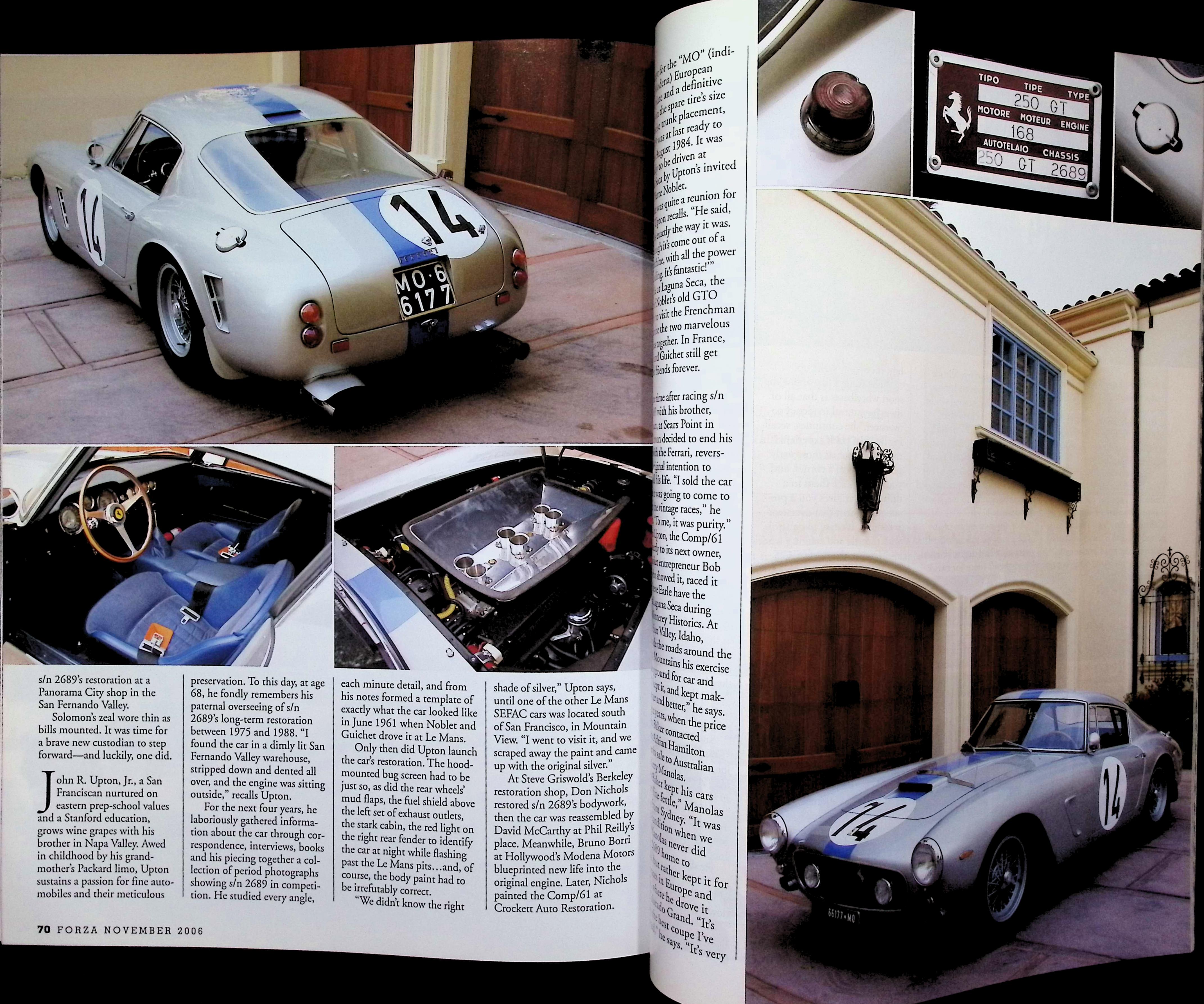 November 2006, Number 73-Ferrari Superamerica Cover — image 4