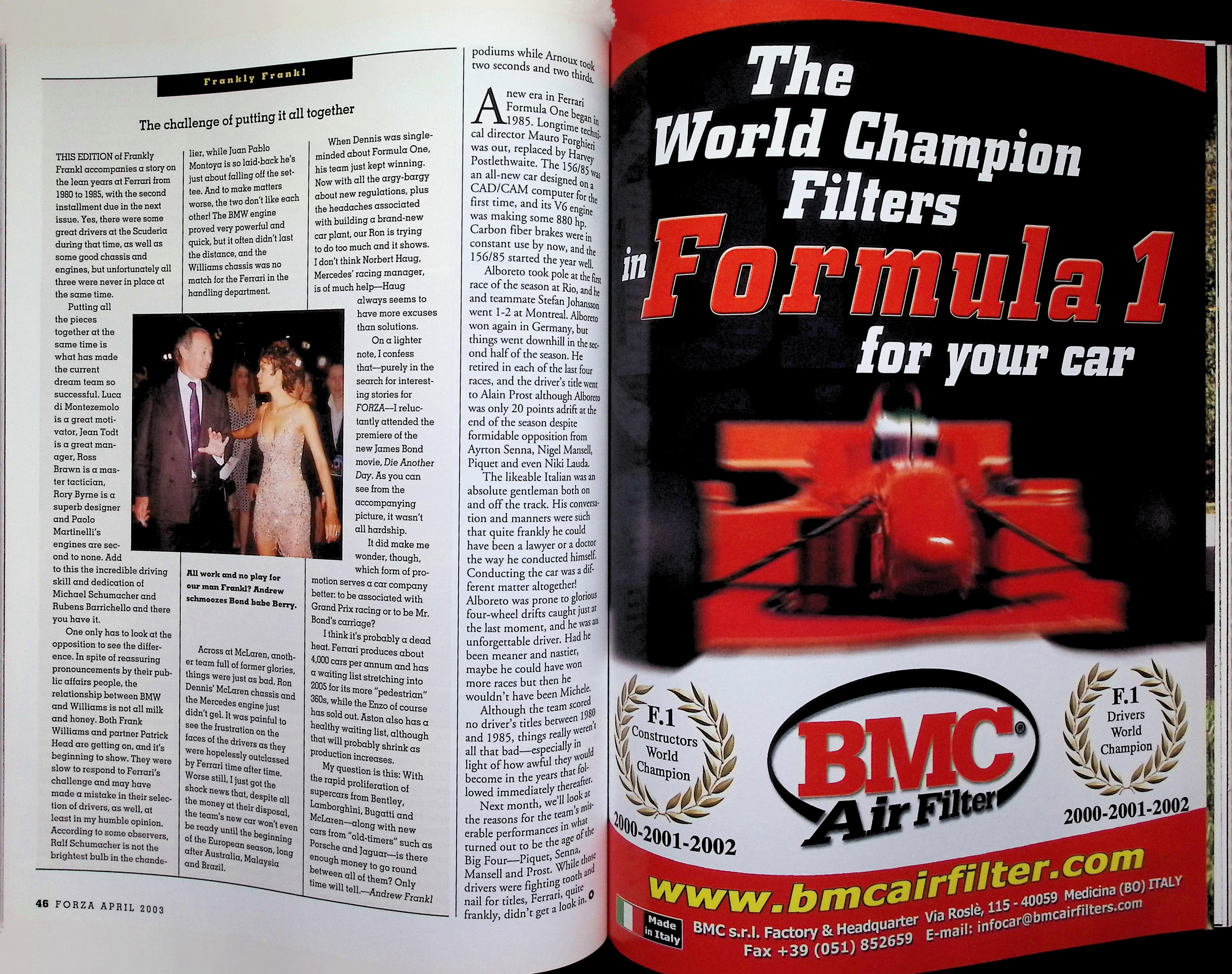 Ferrari 166 Spyder Cover-Issue 44, April 2003 — image 4