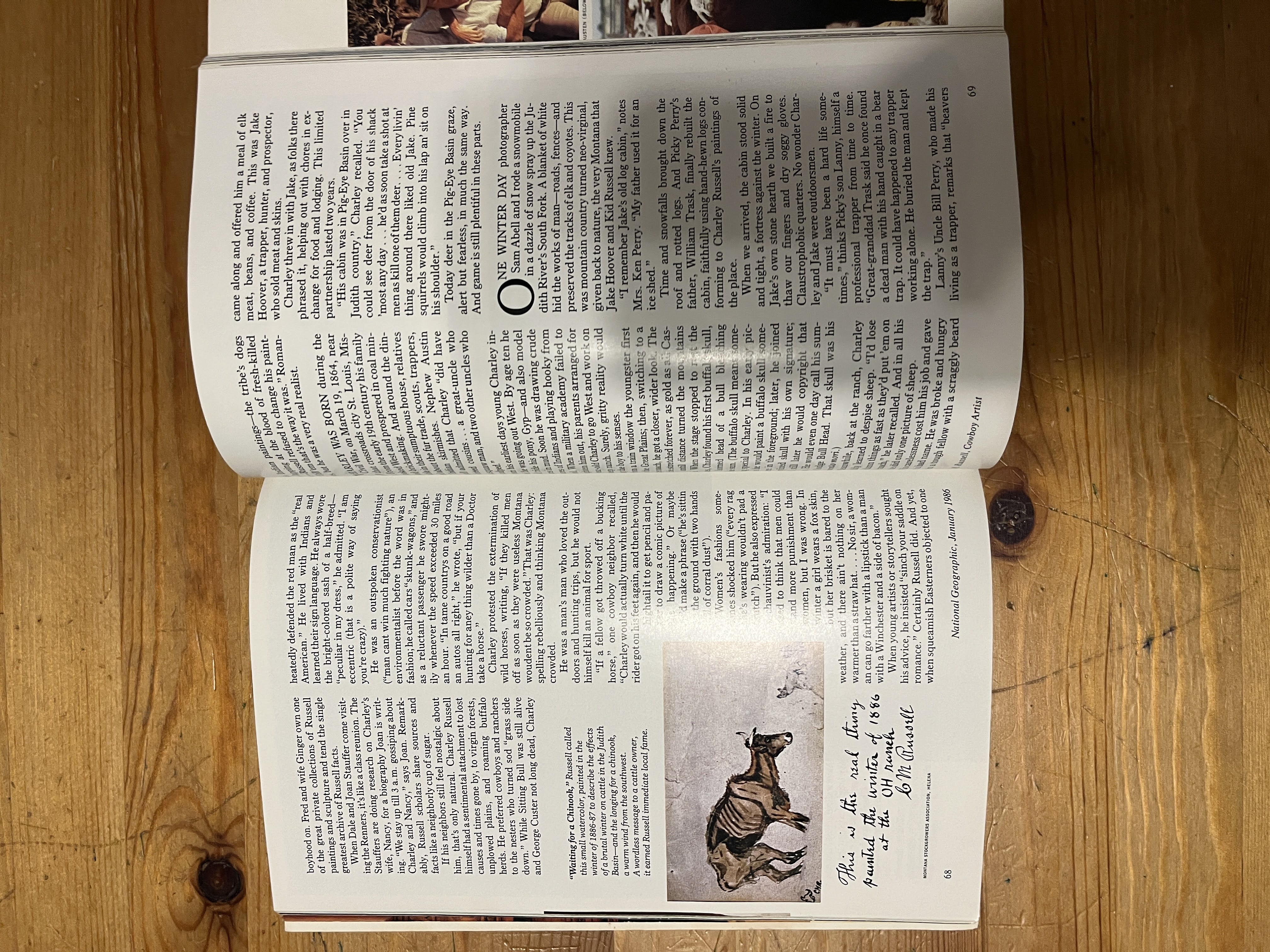 Magazine - January 1986 - C.M. Russell Cowboy Artist — image 4