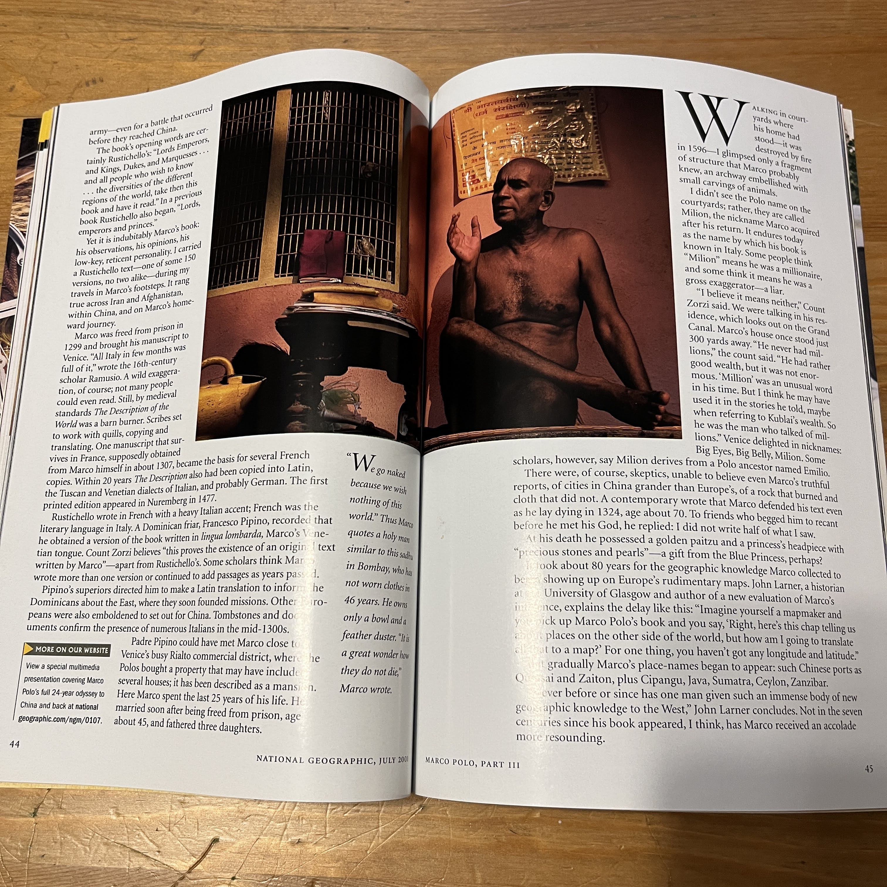 Magazine July 2001 - Grizzly Bear Cover — image 2