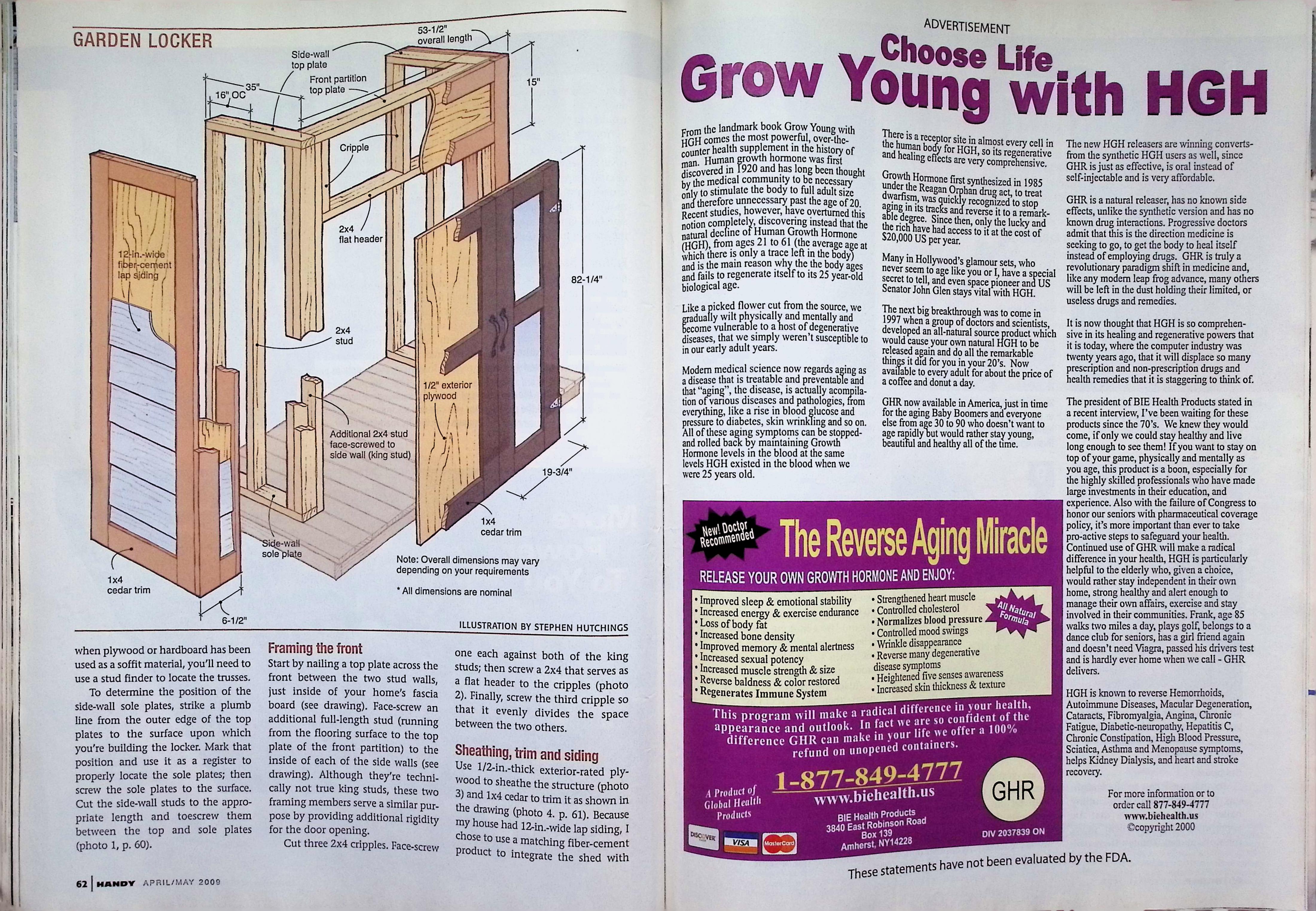 HANDY Magazine April/May 2009 Backyard Getaway — image 2