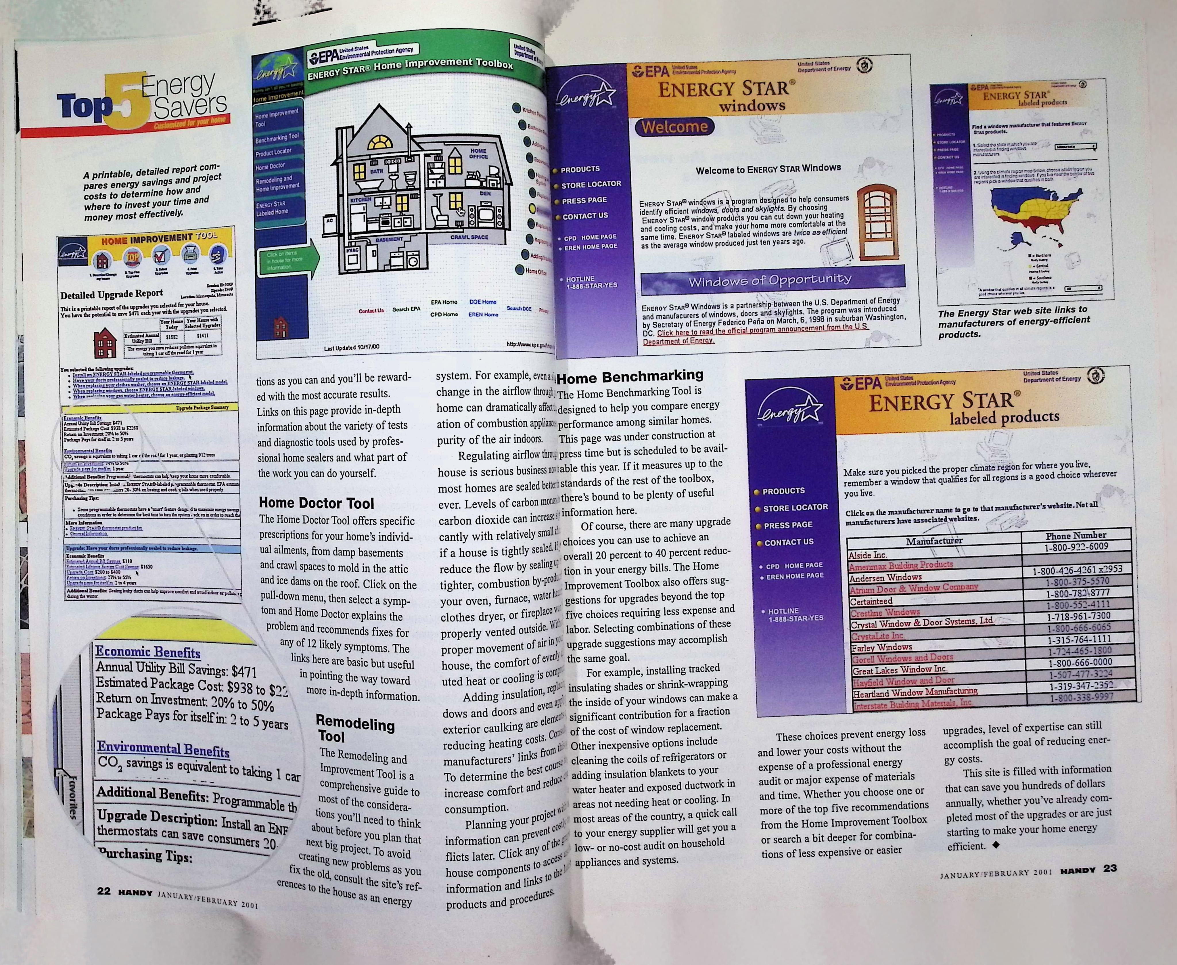 Handy Magazine Jan/Feb 2001 Ceiling Framing Cover — image 3