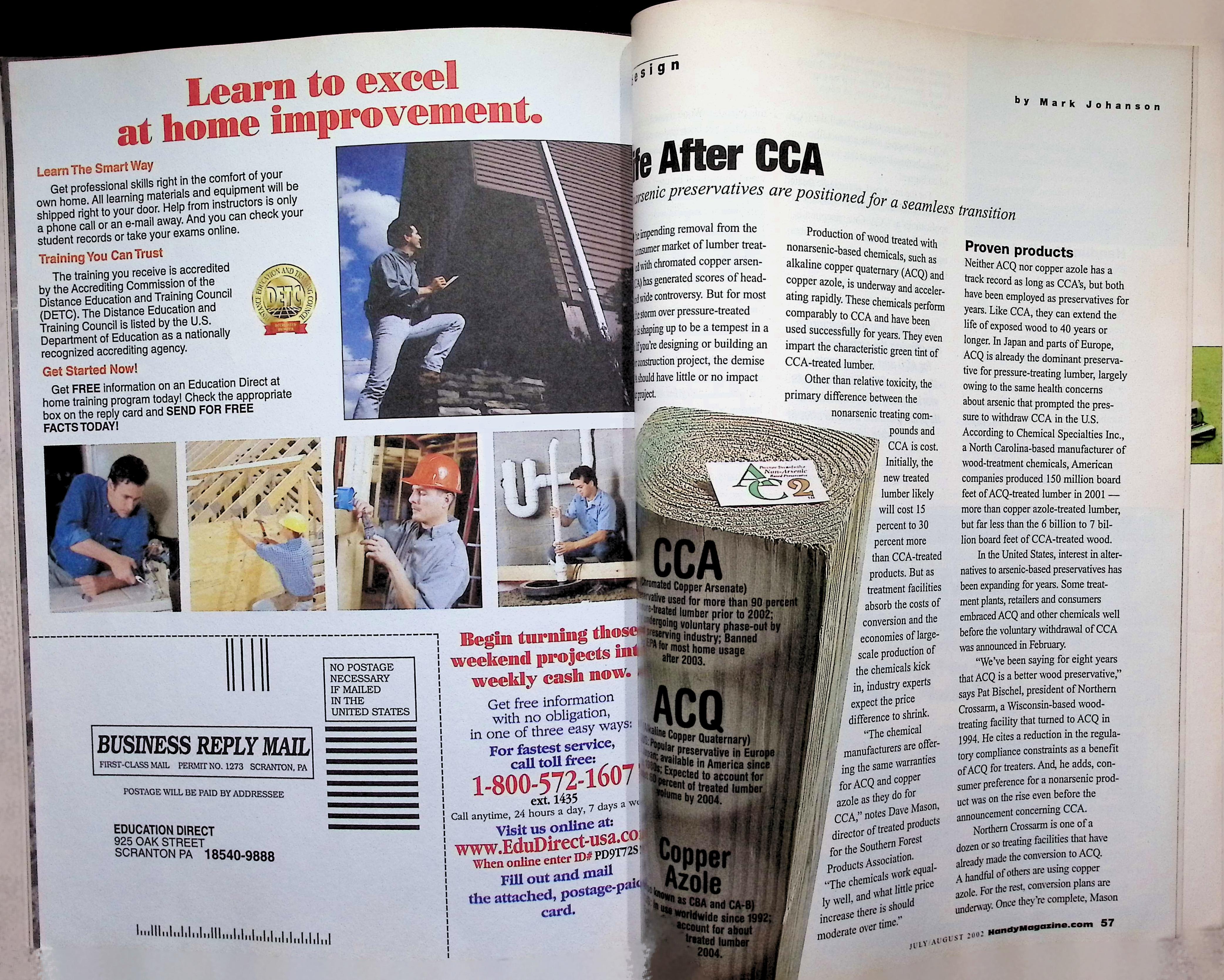 Handy Magazine Jul/Aug 2002 Portico Addition Plans — image 3