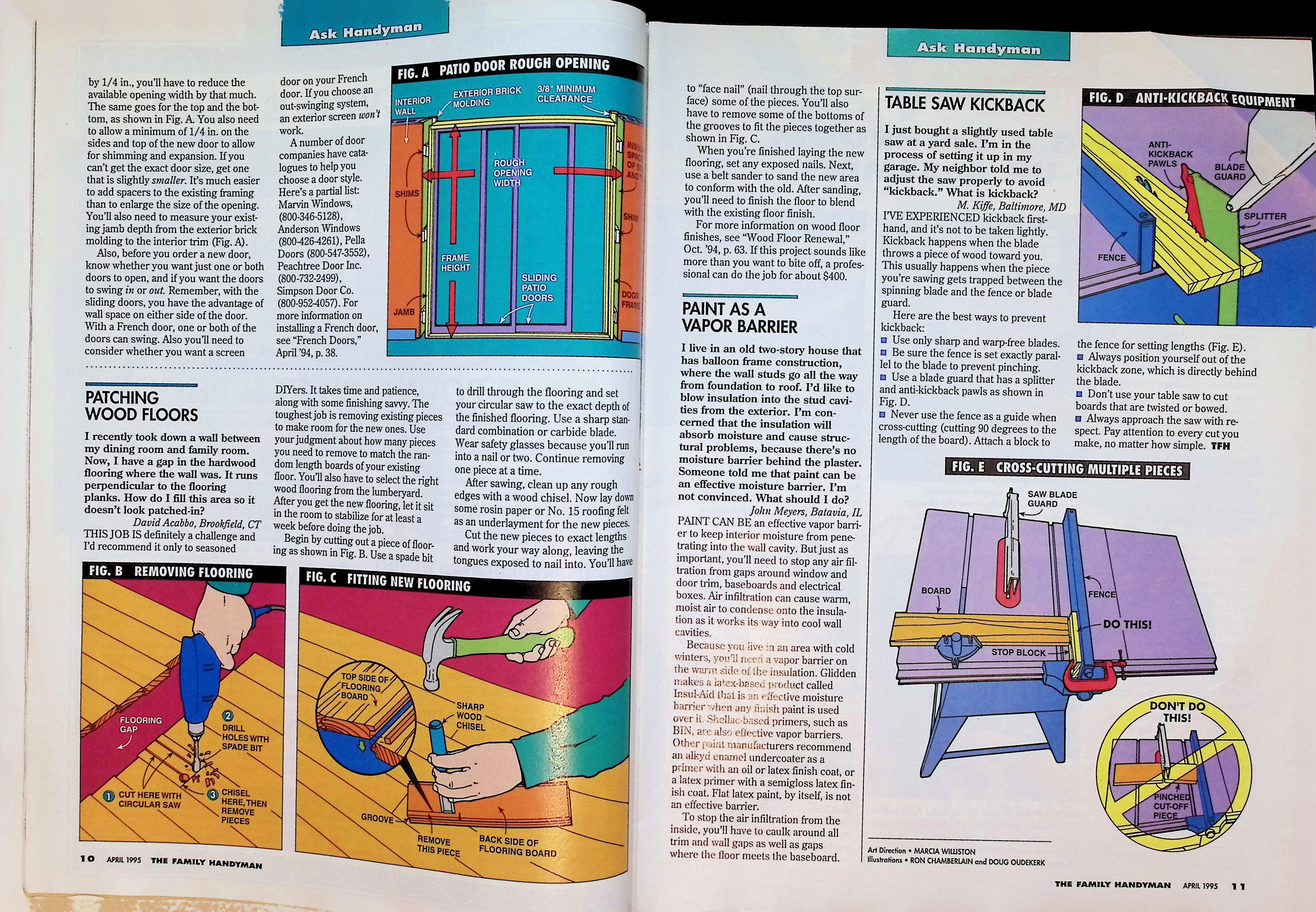 Family Handyman Magazine, Front Porch Projects, April 1995 — image 2