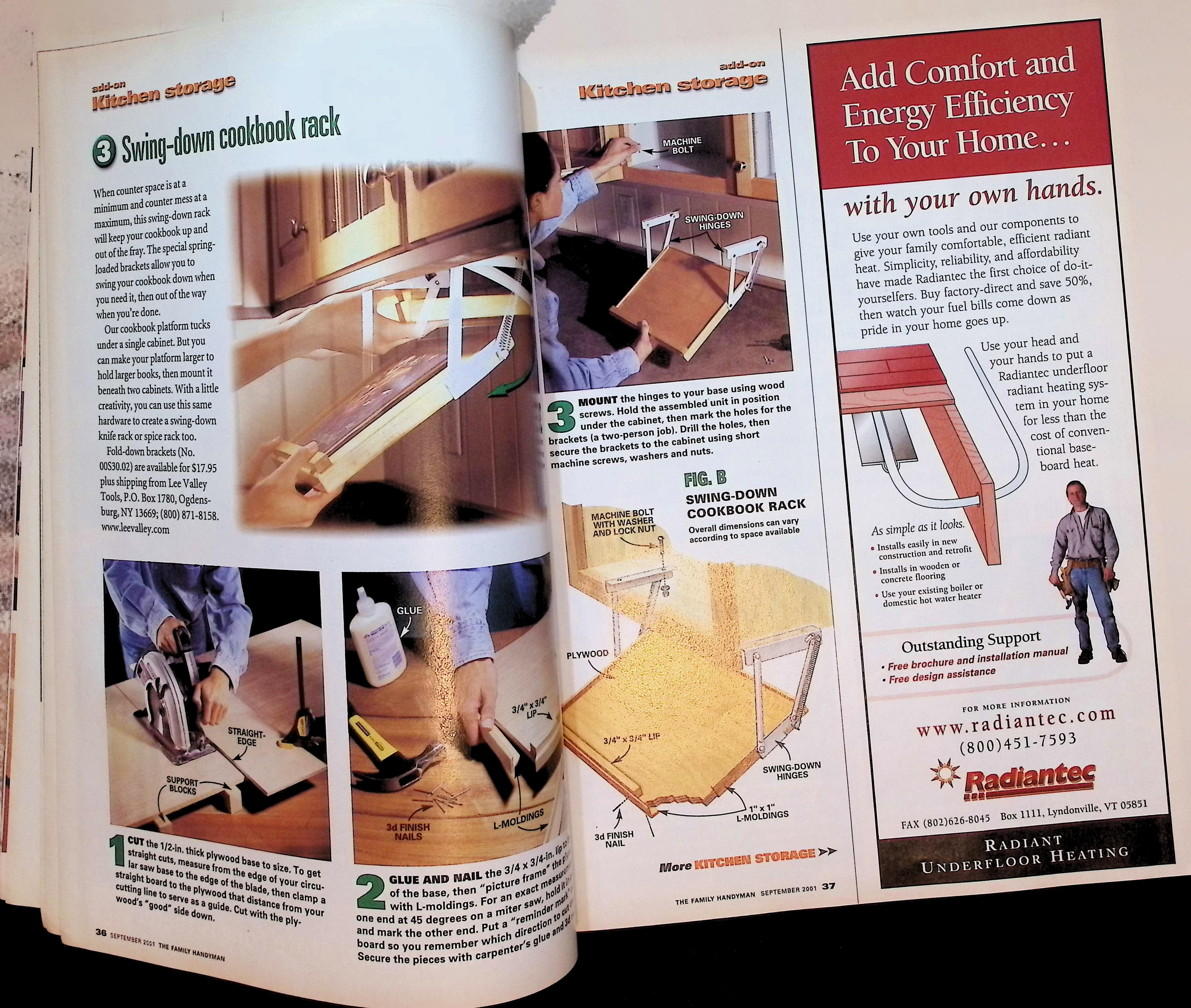 Family Handyman Magazine Kitchen Storage Sept 2001 — image 4