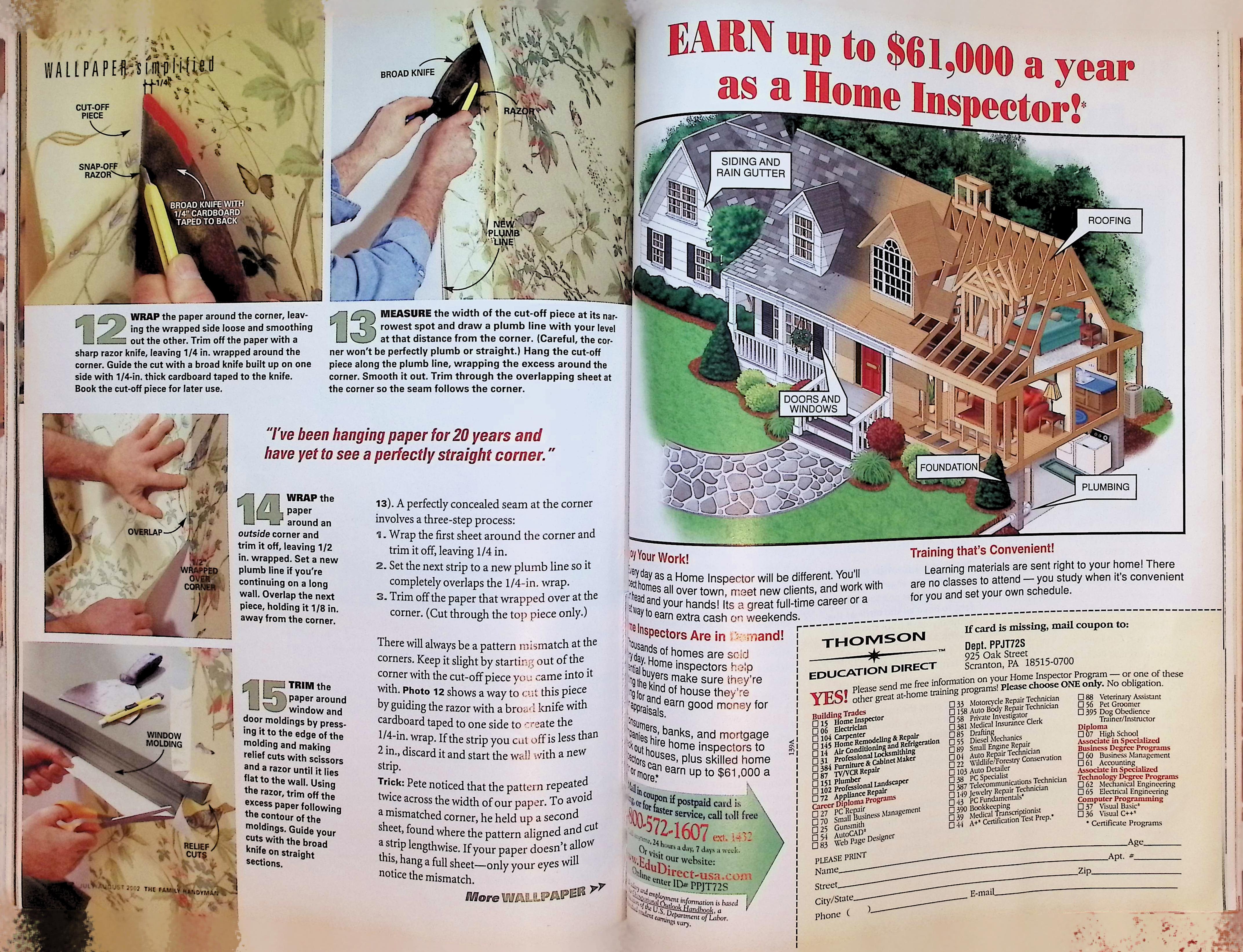 The Family Handyman Magazine, Water Garden Cover, July 2002 — image 4