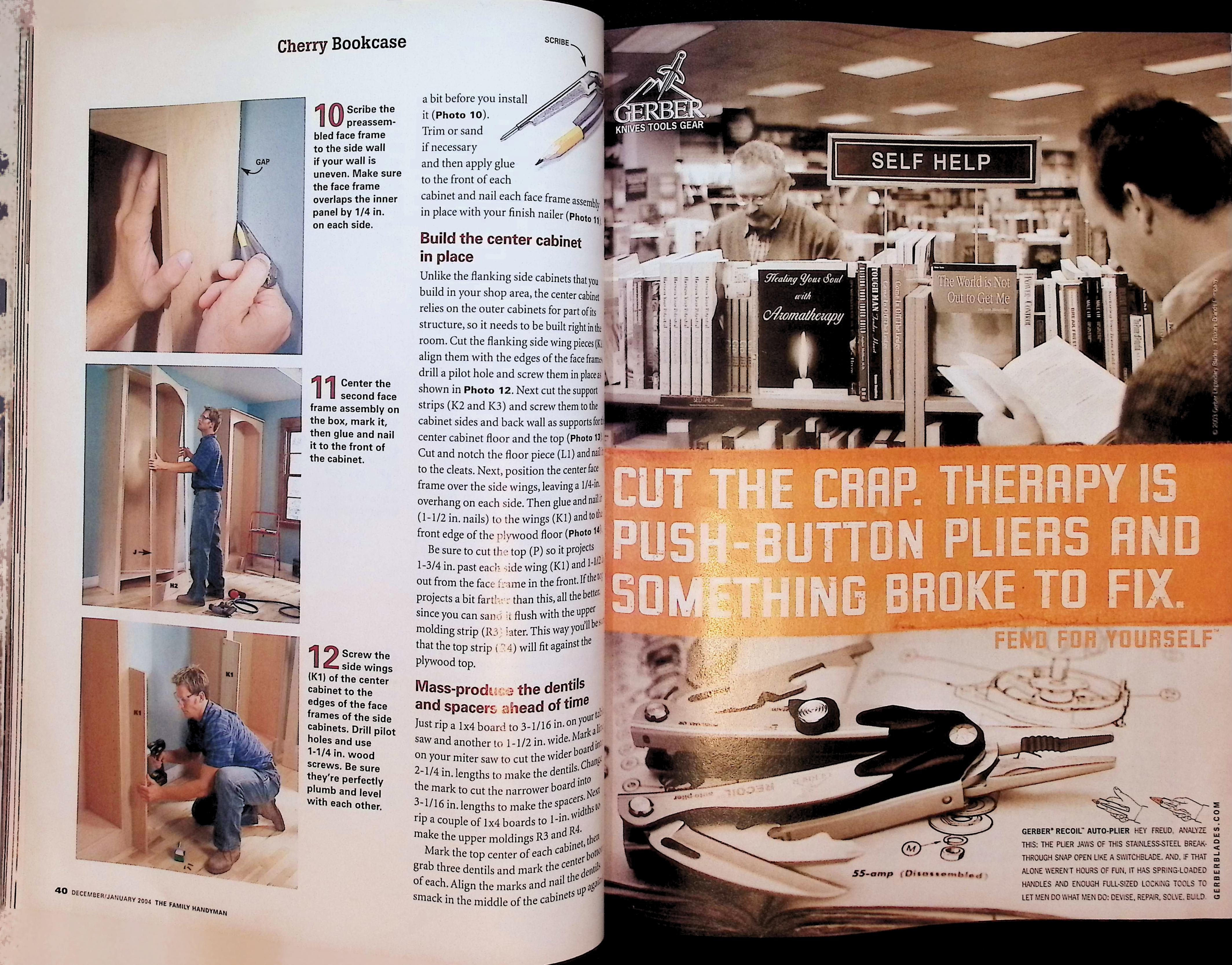 The Family Handyman Magazine, Dream Bookcase, Jan 2004 — image 4