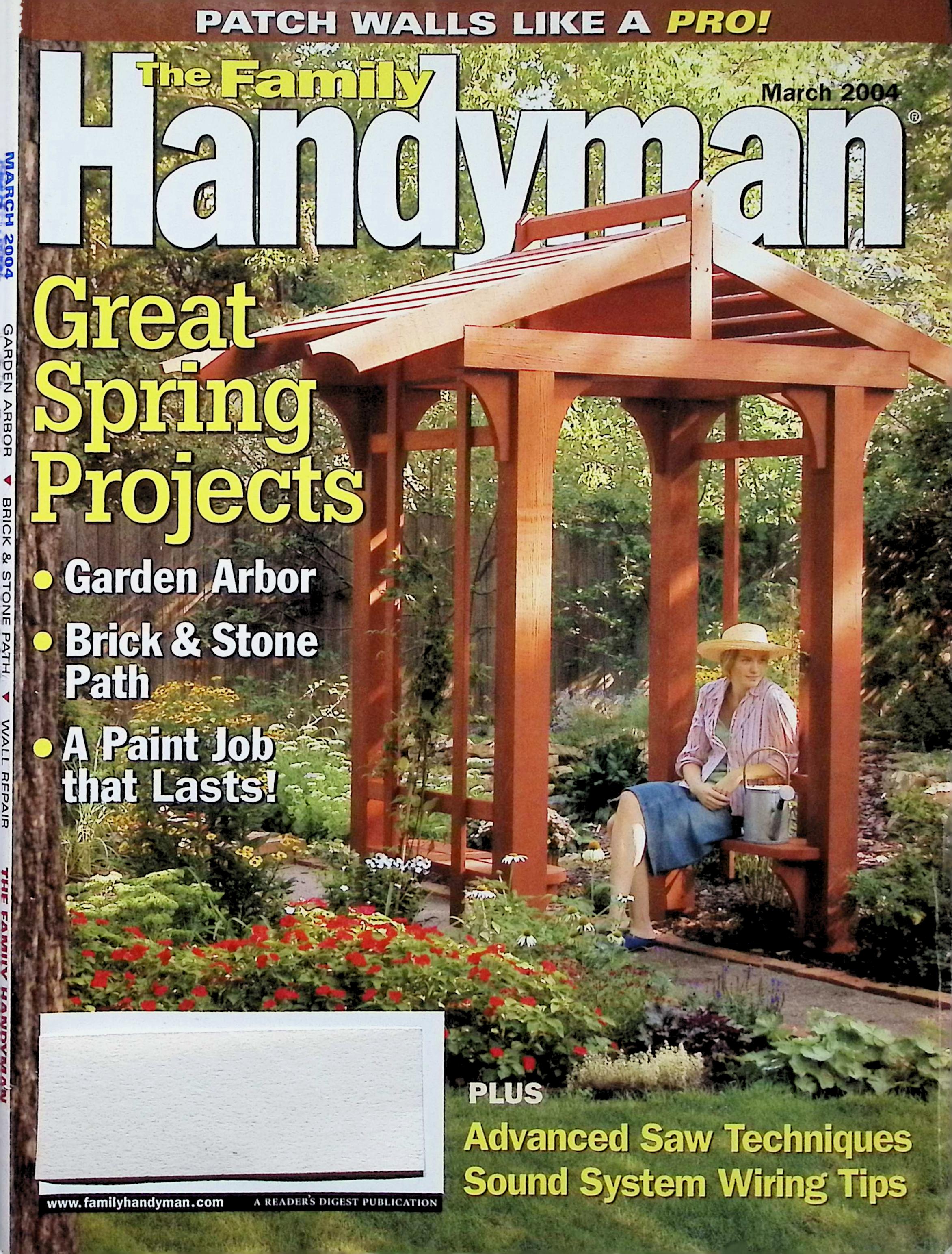 Family Handyman Magazine, March 2004 Garden Arbor