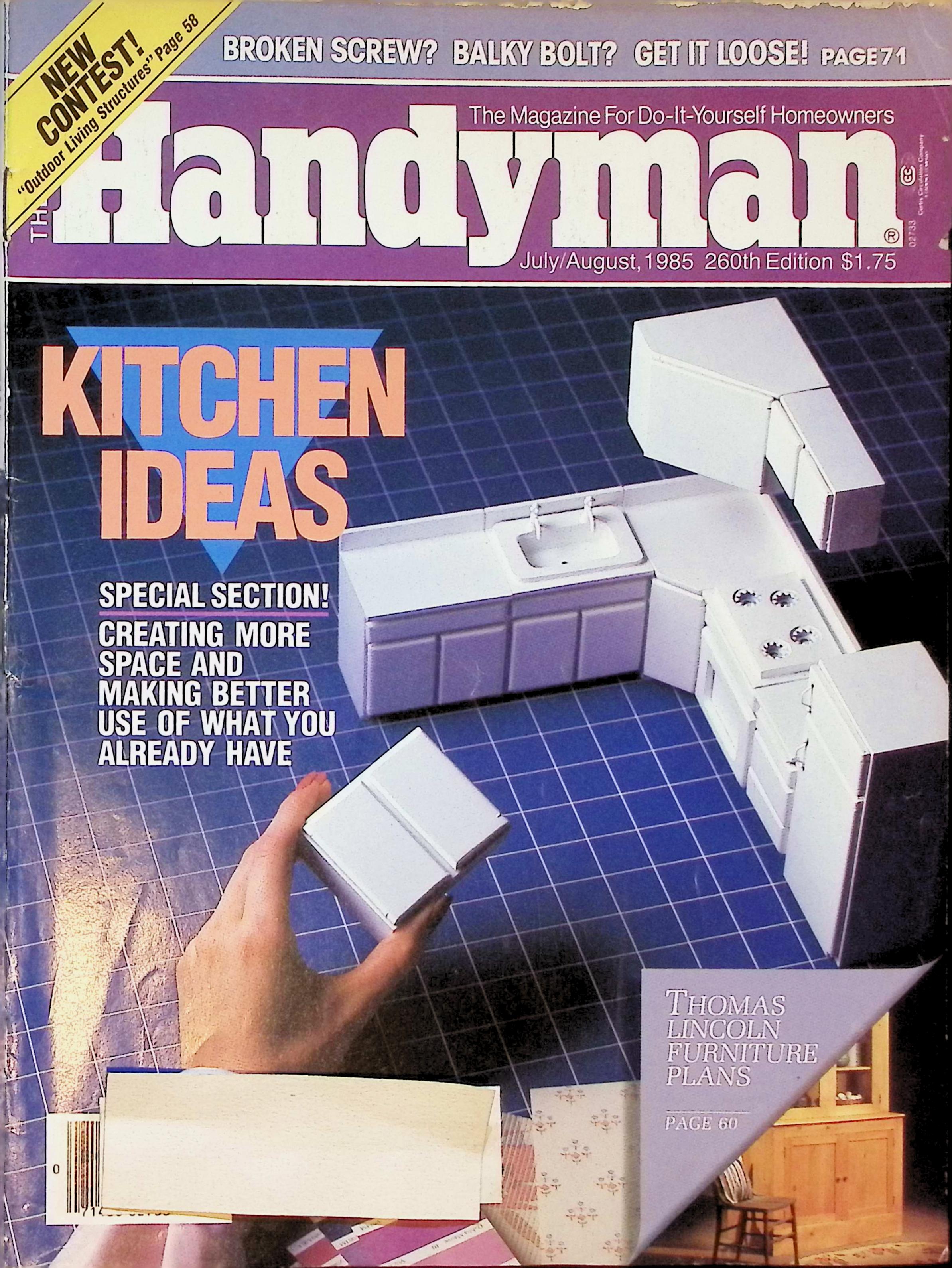 Handyman Magazine Kitchen Ideas July/August 1985