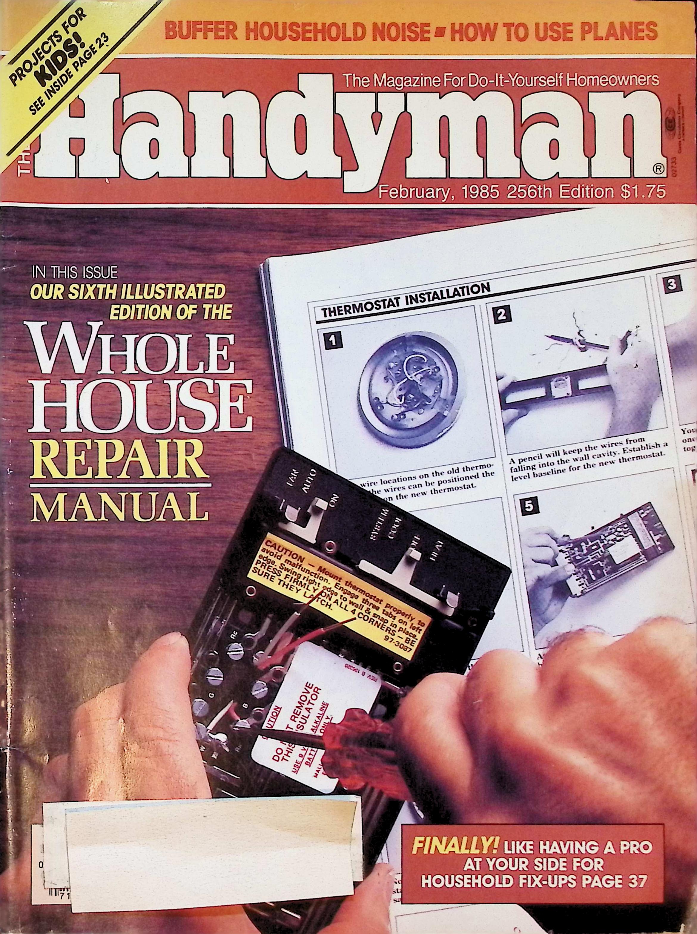 The Handyman Magazine Thermostat Installation Feb 1985