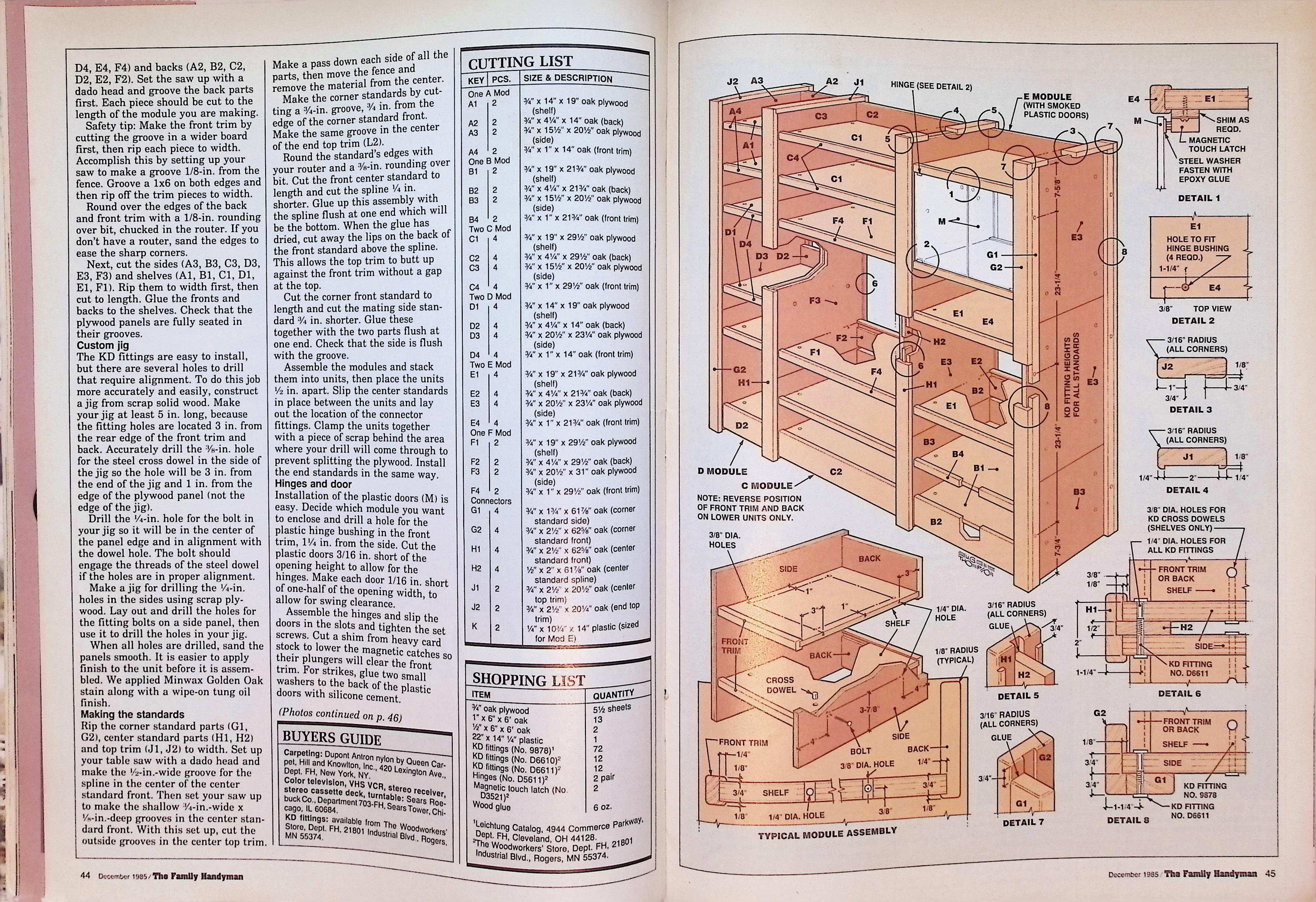 Handyman Magazine Dec 1985 - Christmas Brass Decor — image 4