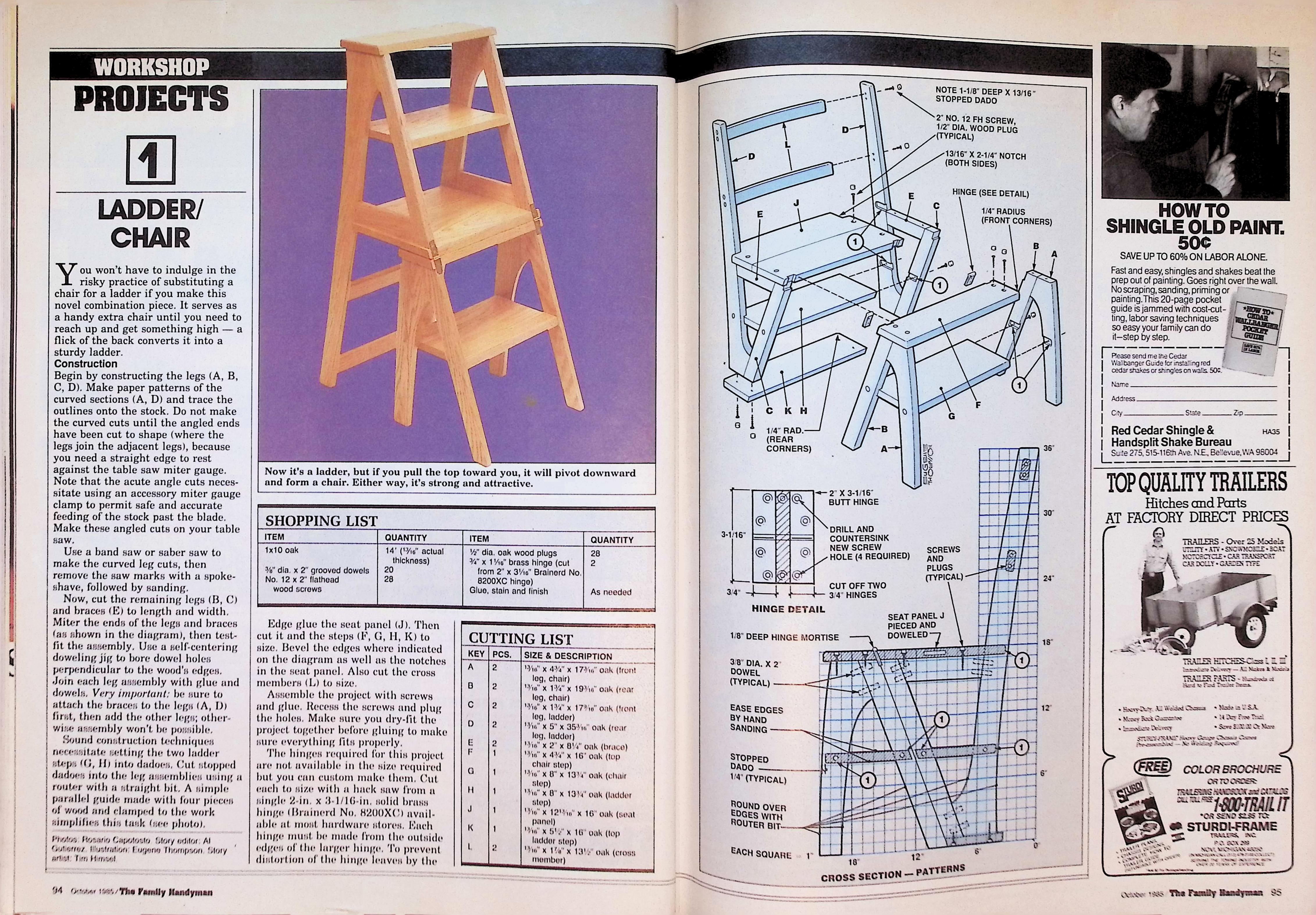 Handyman Magazine Window Treatments Oct 1985 — image 2