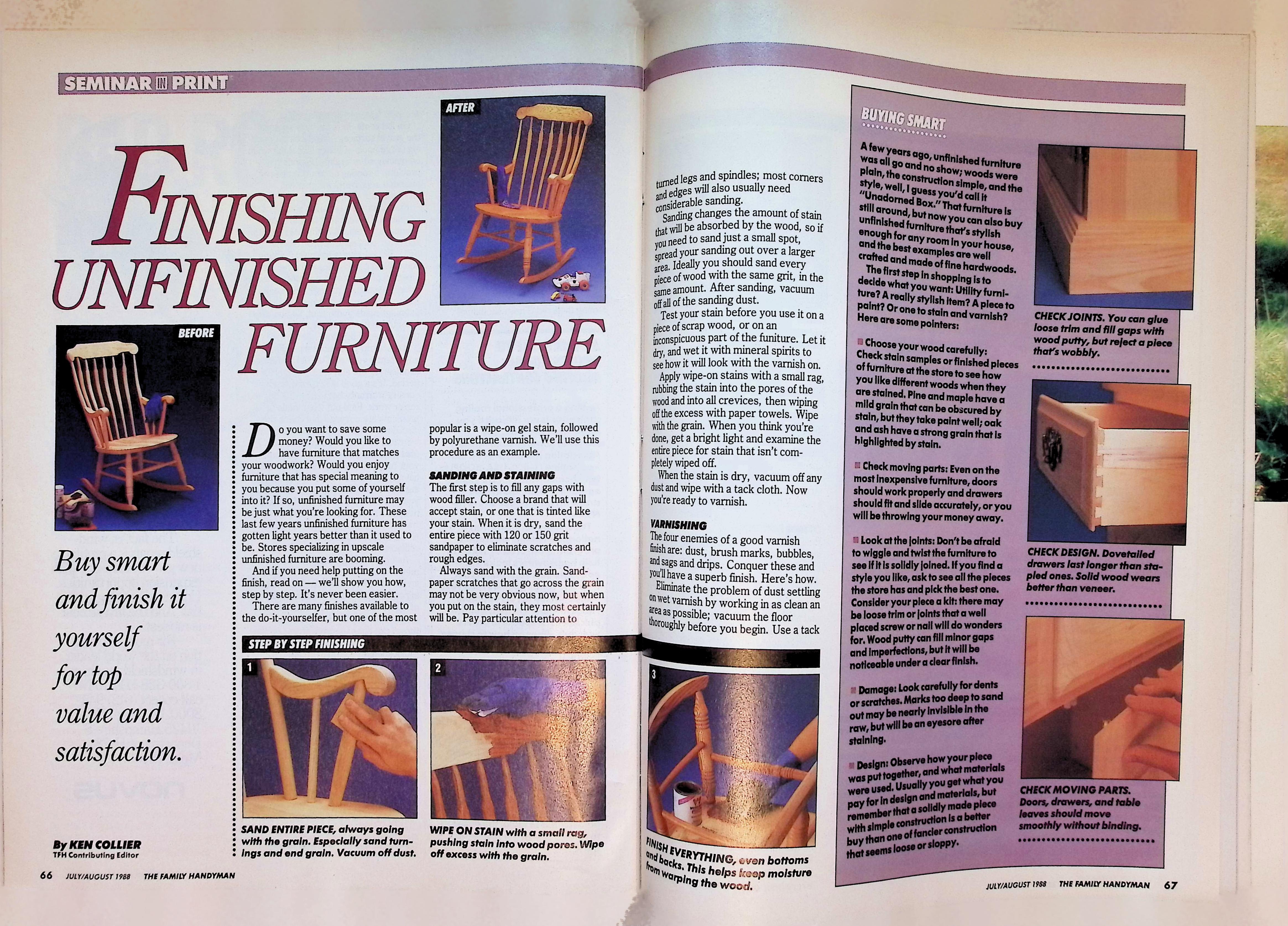 Family Handyman Magazine Ceramic Tile Install July 1988 — image 2