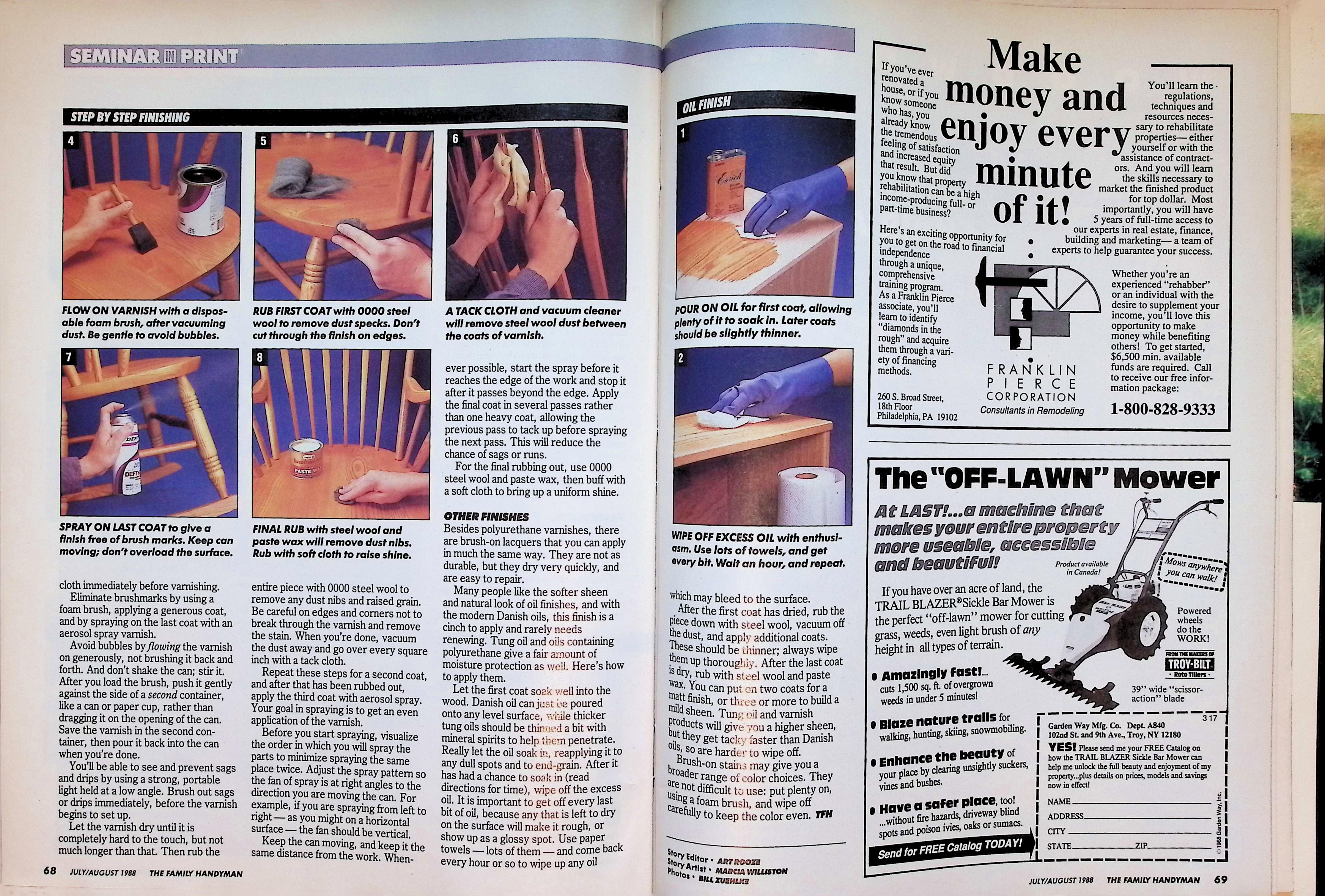 Family Handyman Magazine Ceramic Tile Install July 1988 — image 3