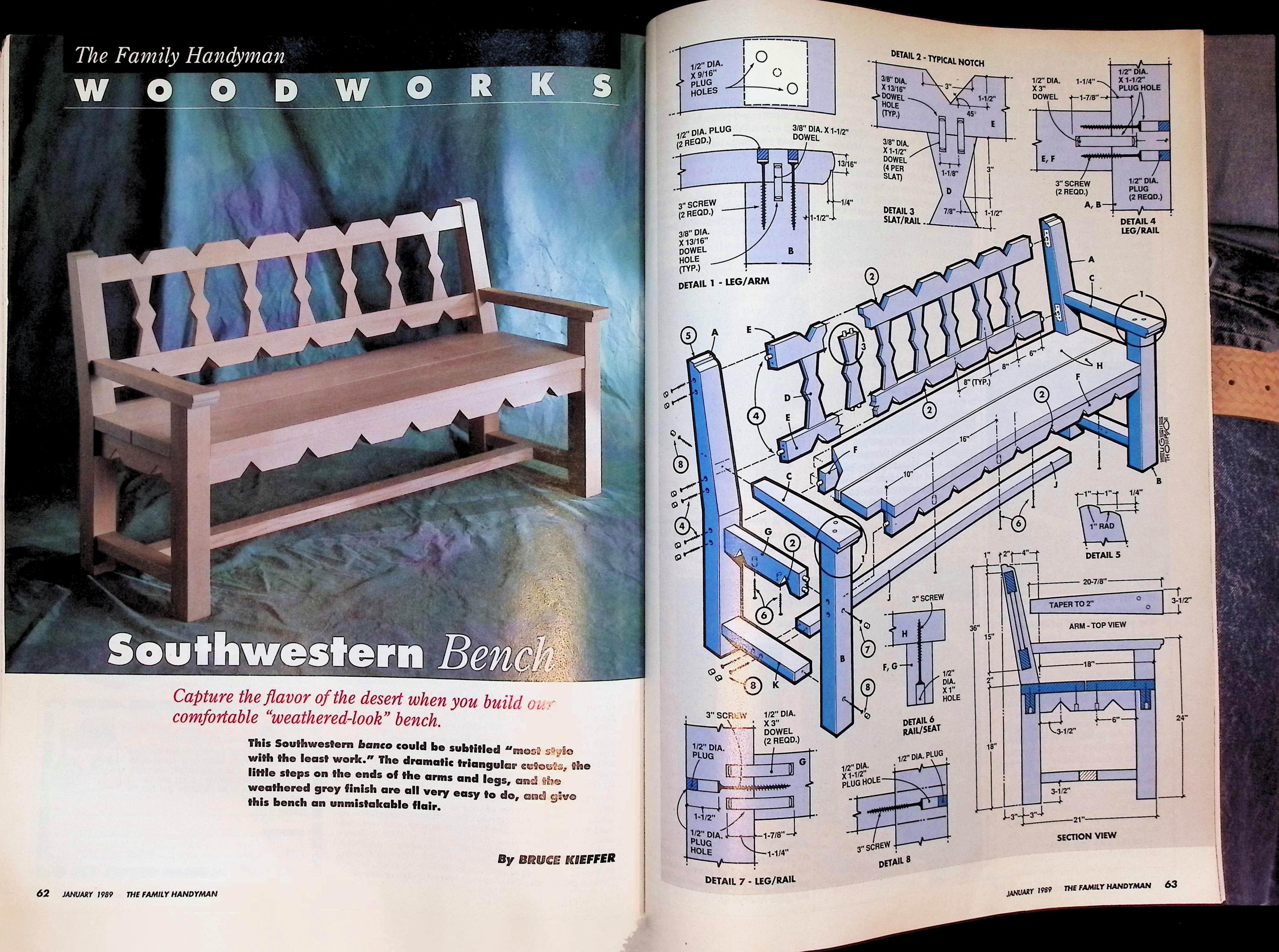 Family Handyman Magazine Jan 1989 DIY Closets — image 2