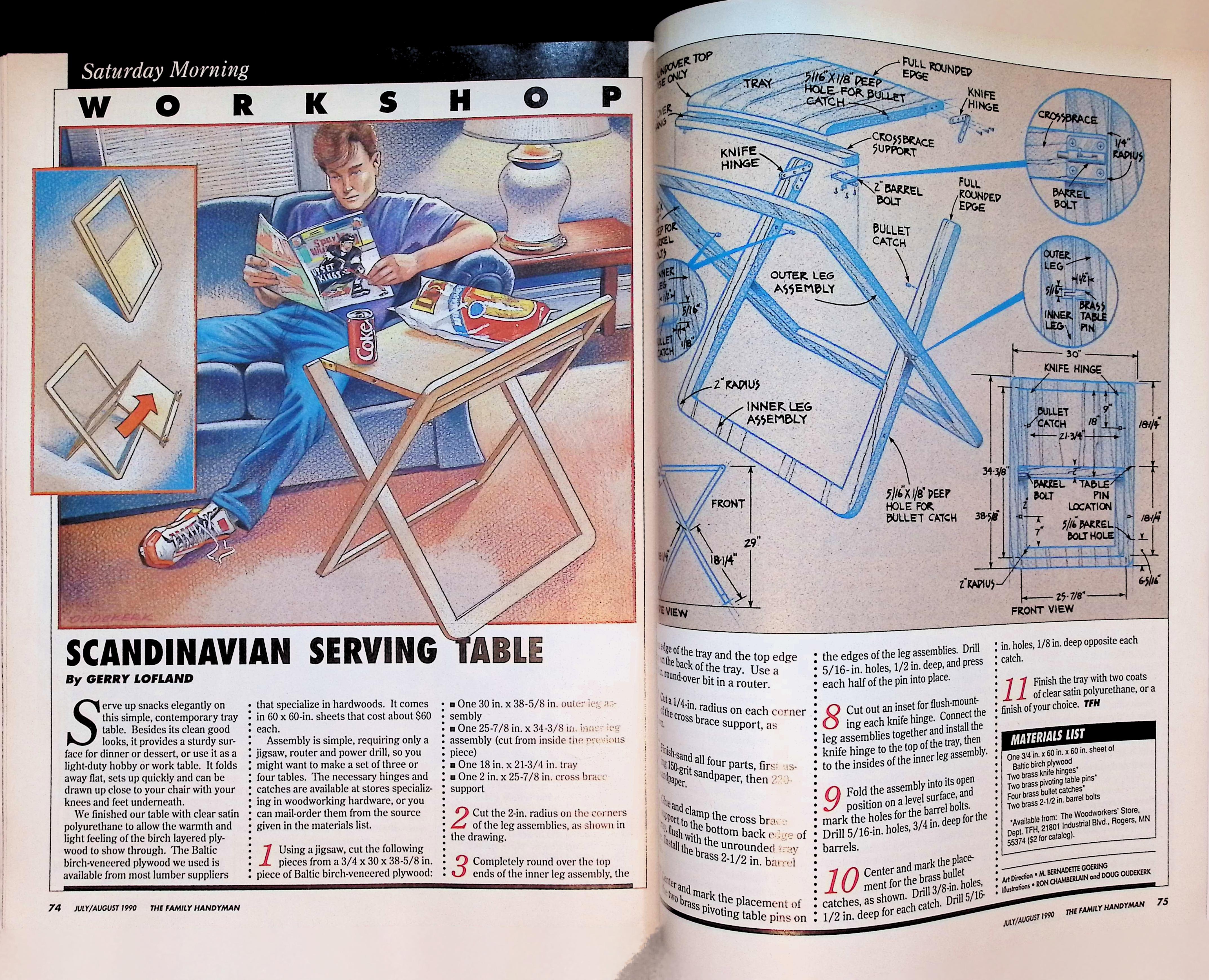 Family Handyman Magazine July 1990 DIY Playground Plans — image 2
