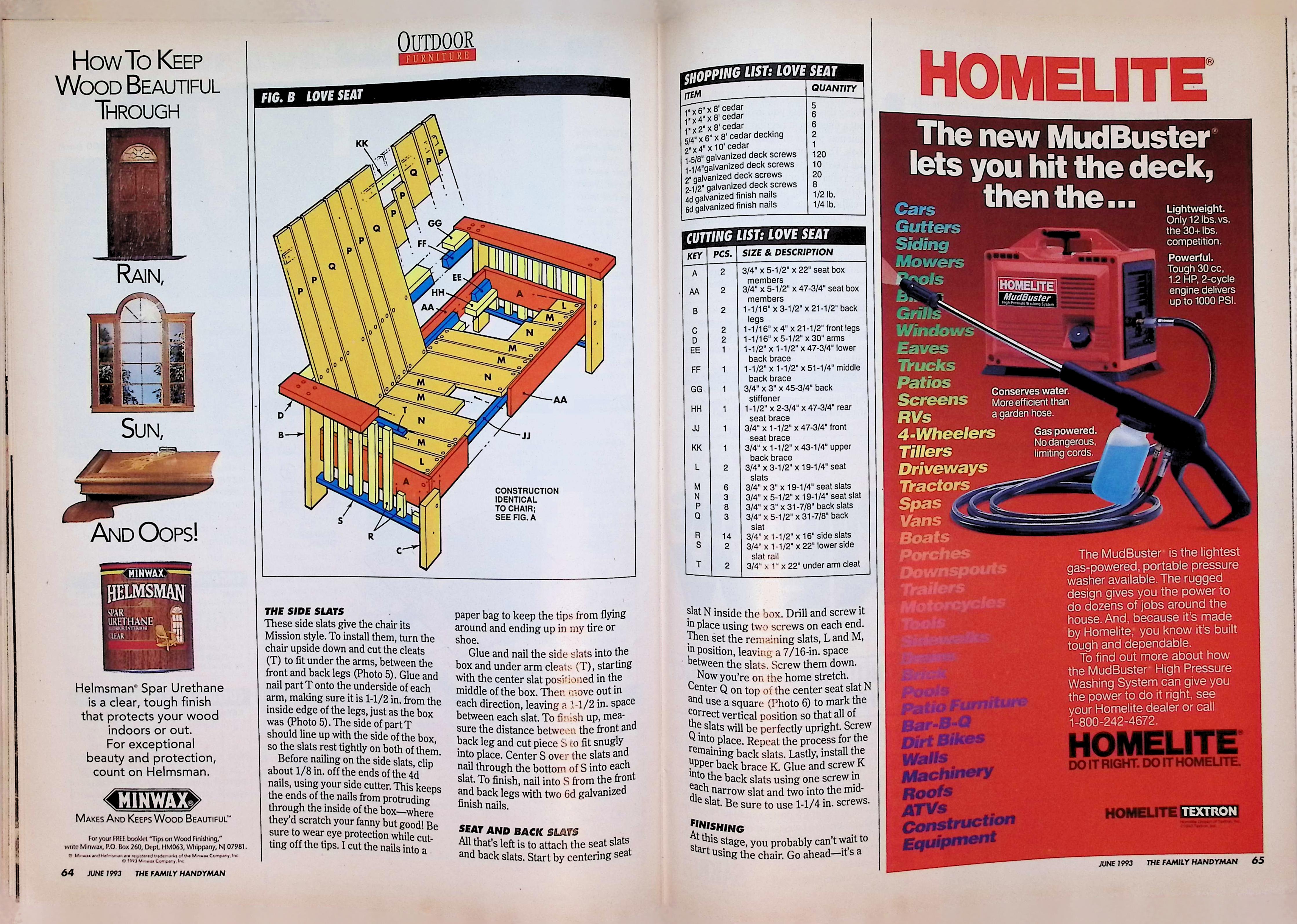 Family Handyman Magazine June 1993 - DIY Wood Trim Cover — image 4