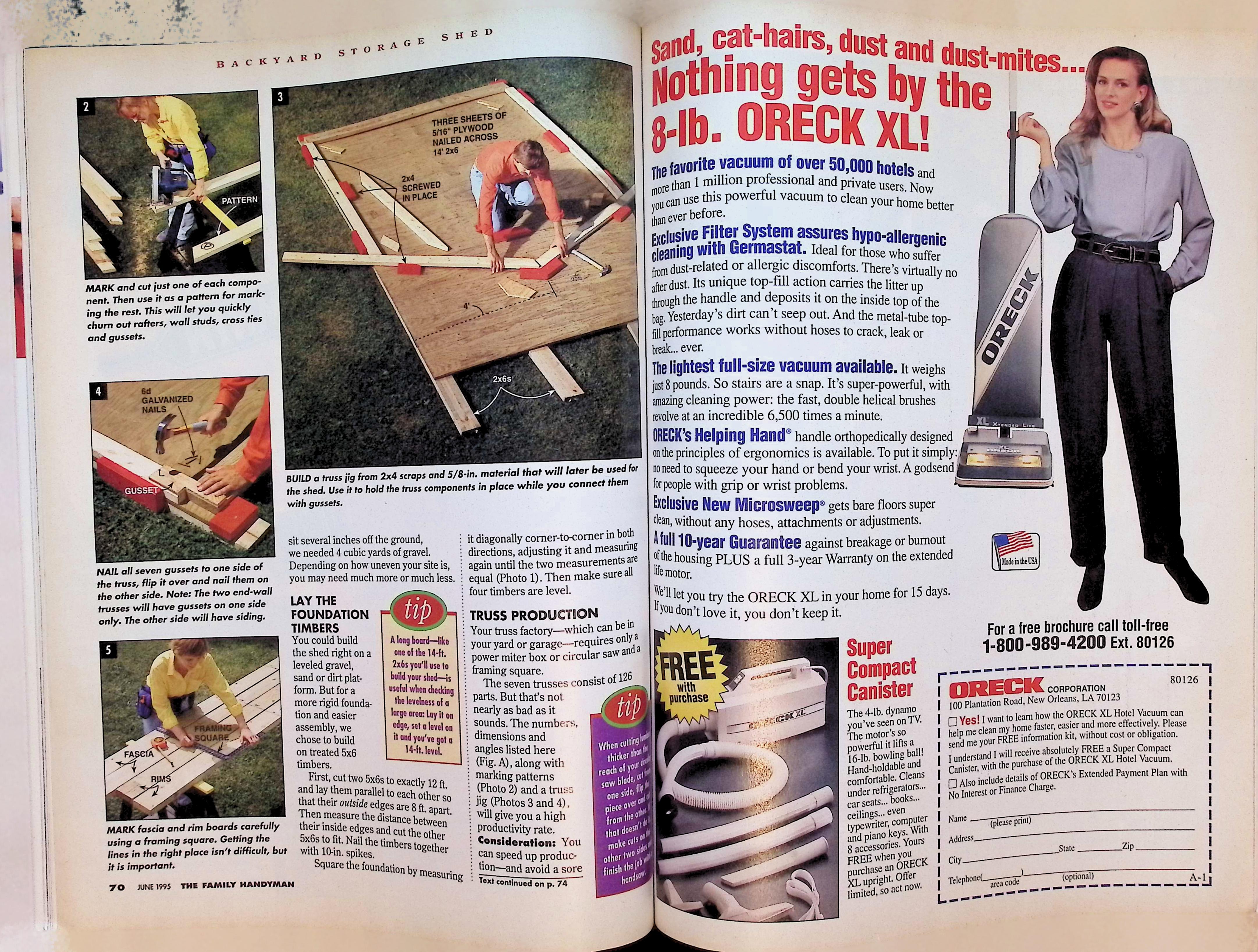 The Family Handyman, June 1995 - Pergola Plans — image 4