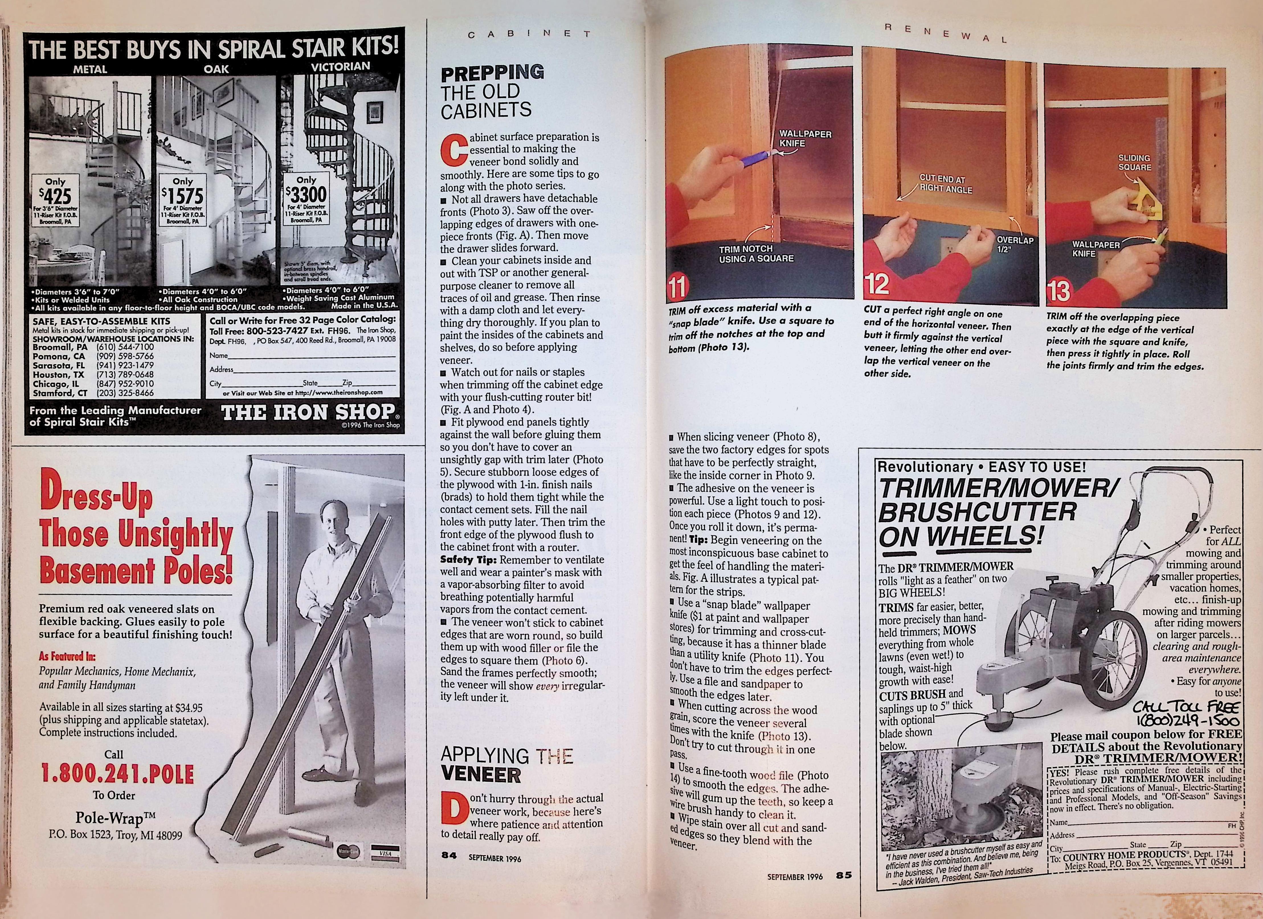 Family Handyman Magazine Stone Path Sept 1996 — image 3