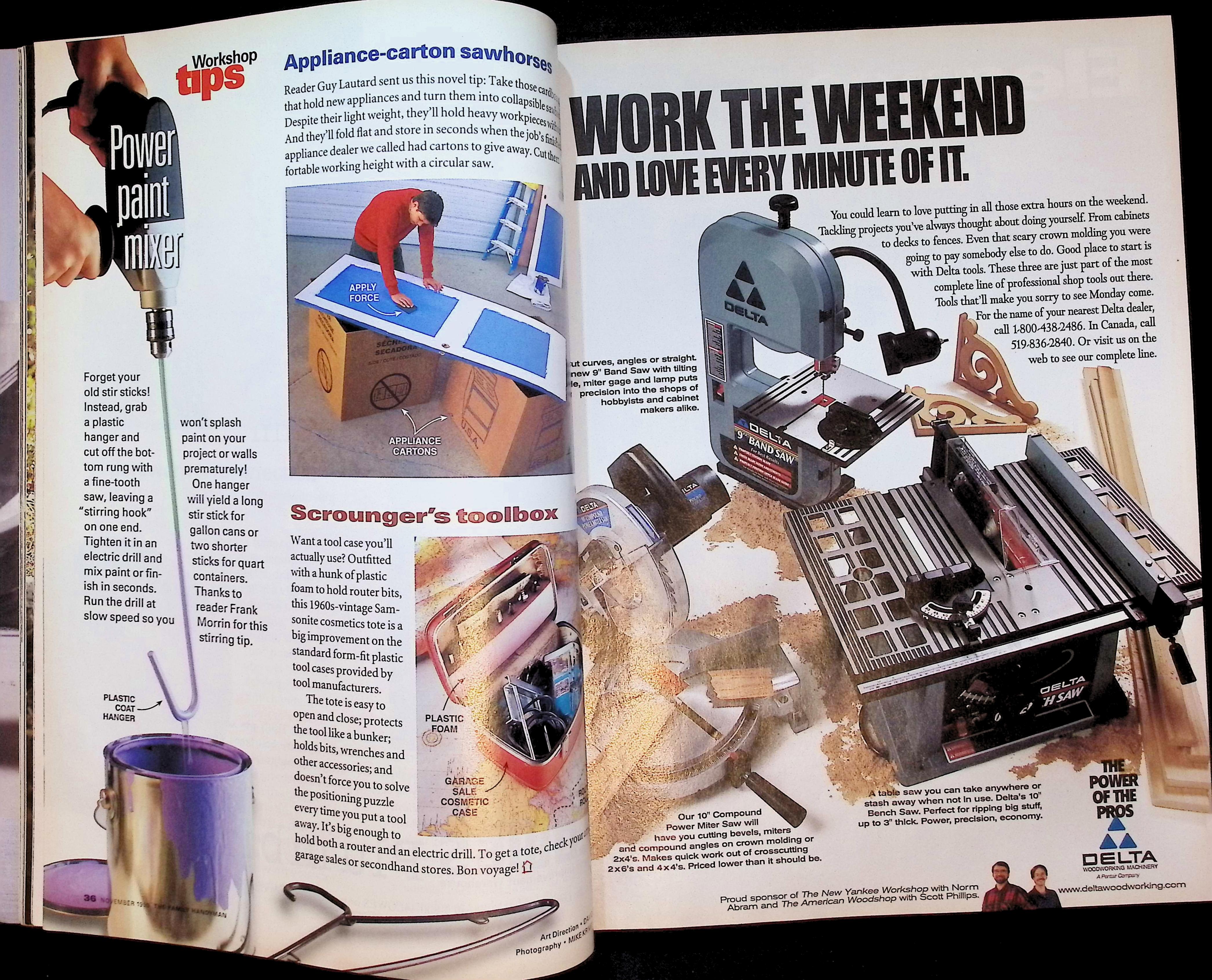 Family Handyman Nov 1999 Entertainment Center — image 2