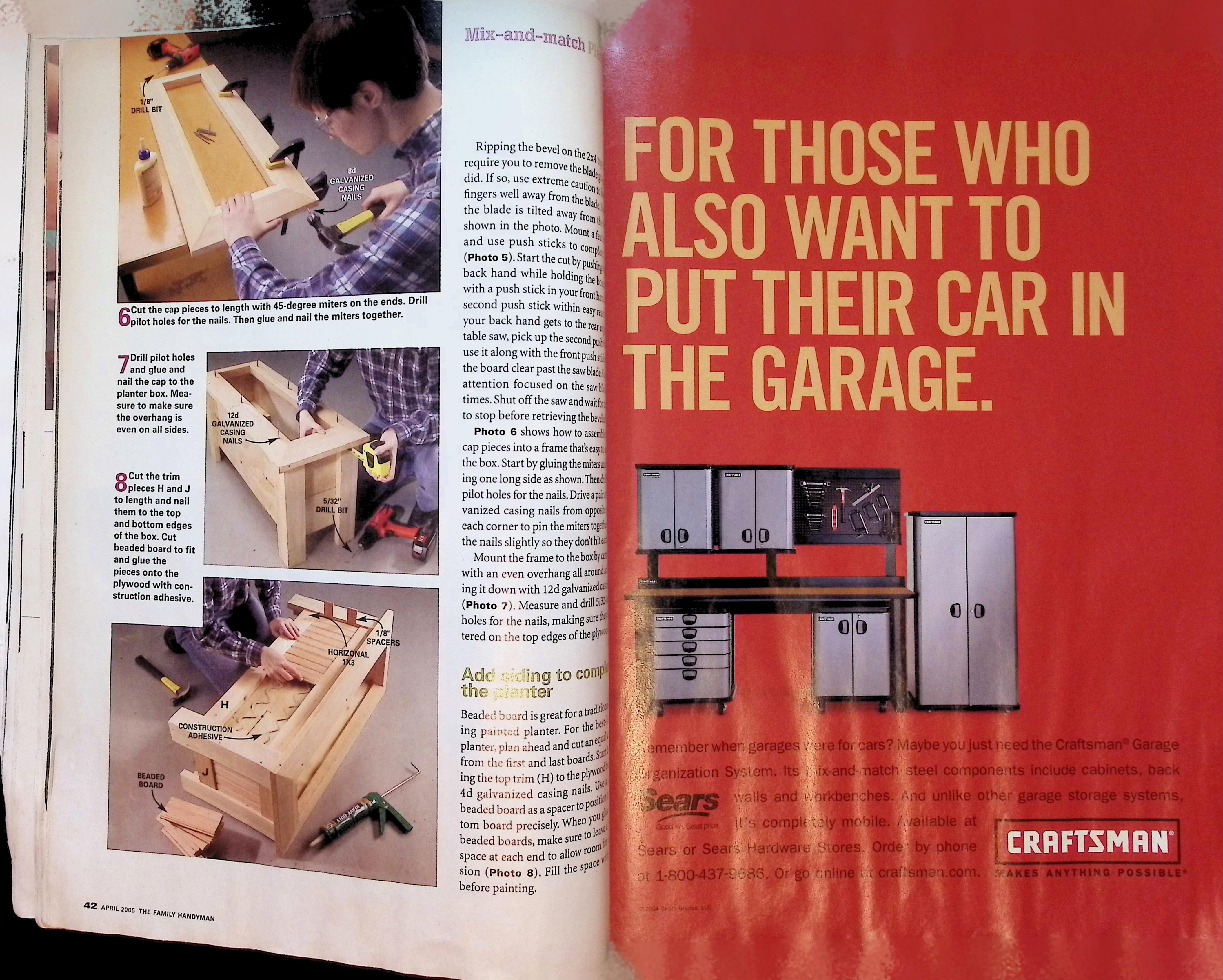 Family Handyman Magazine Spring Projects April 2005 — image 4