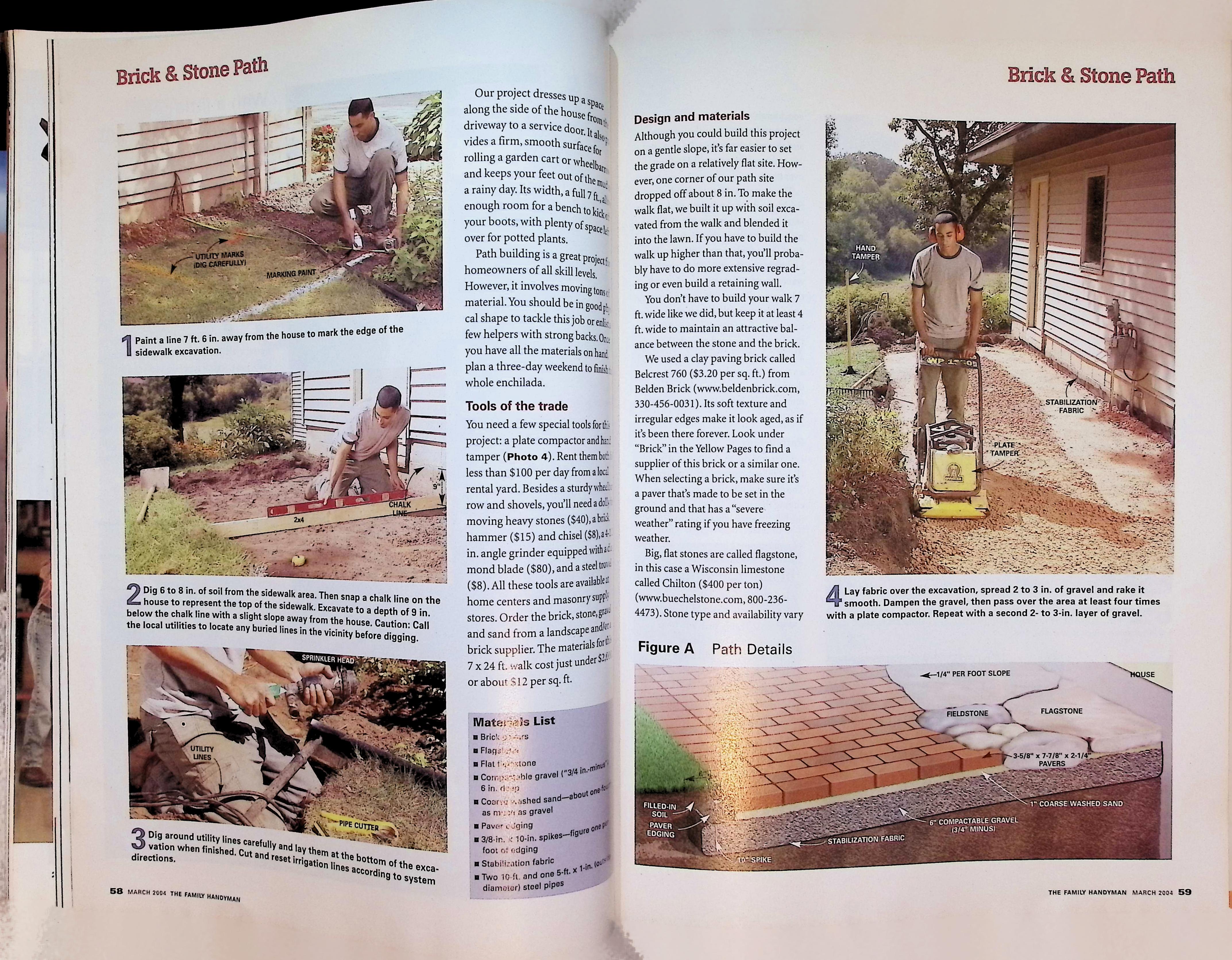 Family Handyman Magazine Mar 2004 - Garden Arbor — image 3