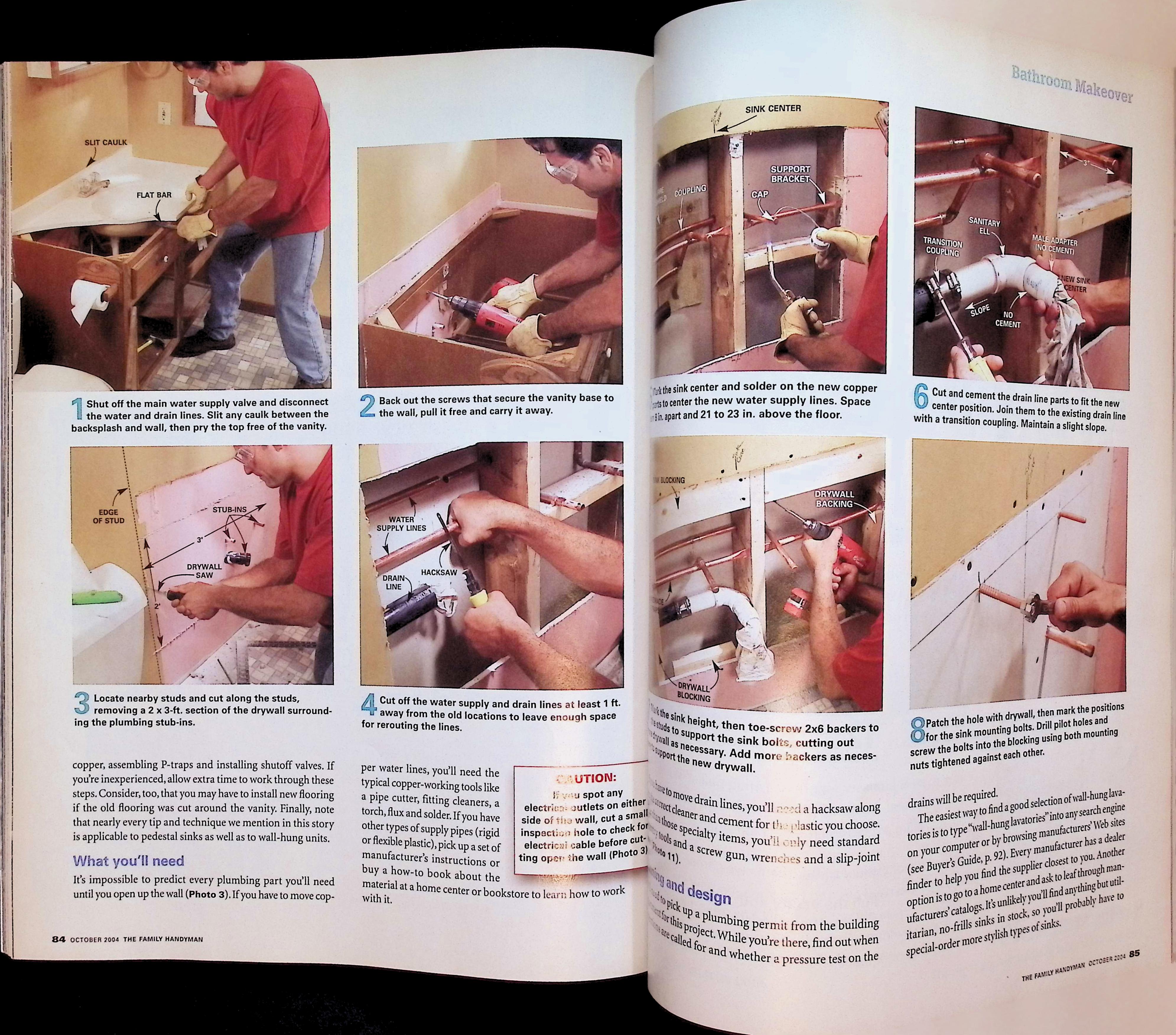 Family Handyman Magazine Kitchen Makeover Oct 2004 — image 2